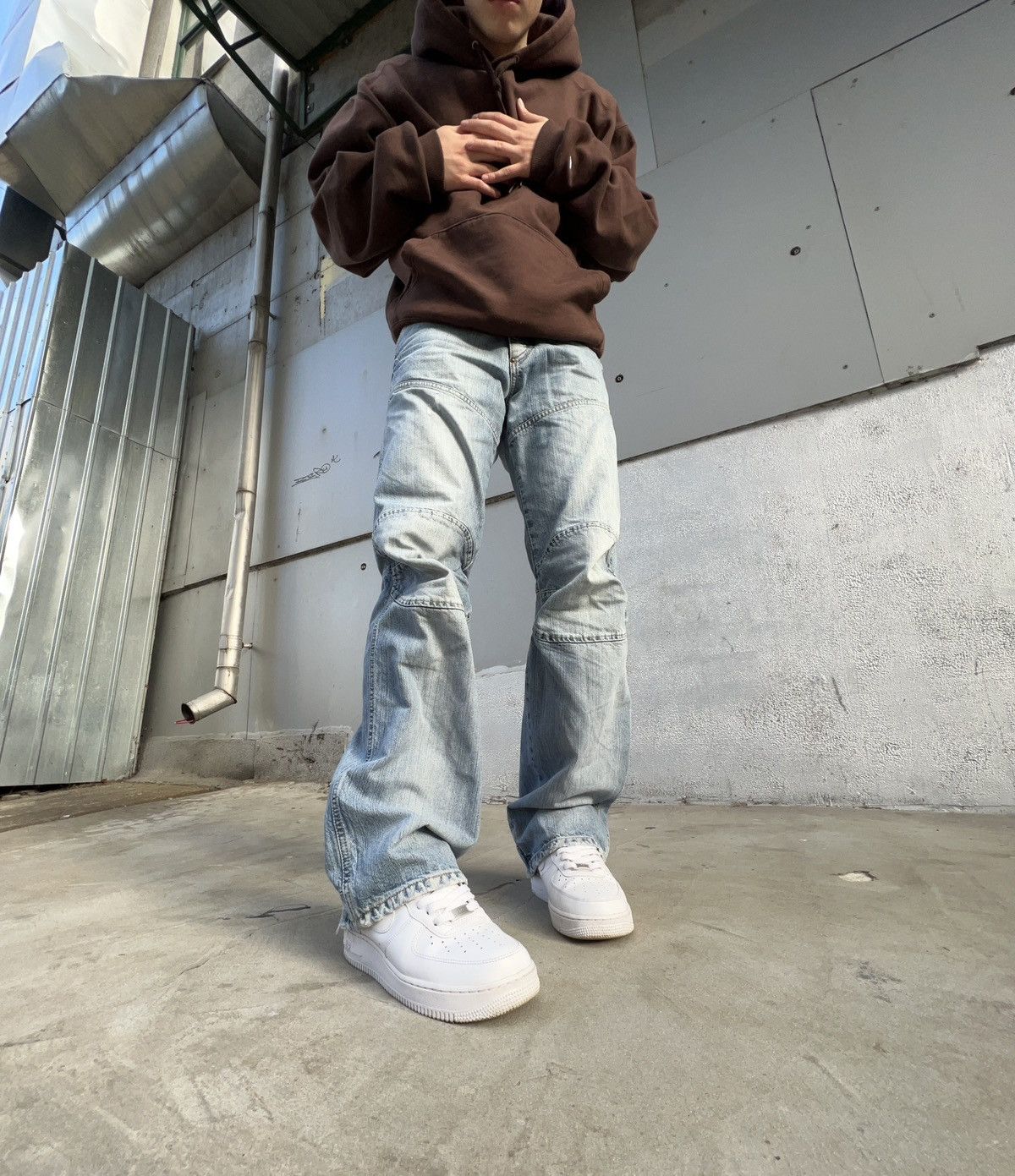 G-Star × Vintage Vintage G Star Raw Jeans Elwood Size US 31 - 2 Thumbnail