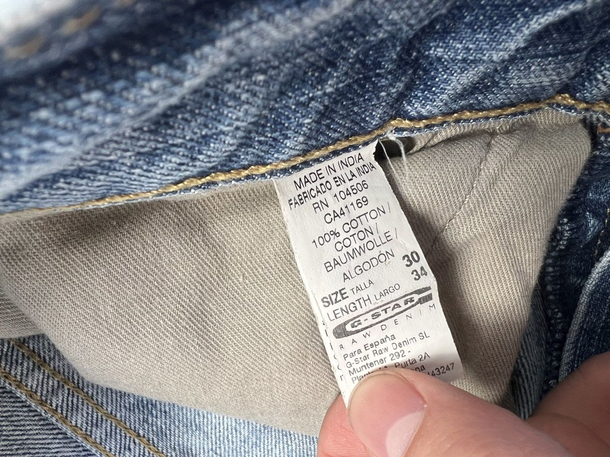 G-Star × Vintage Vintage G Star Raw Jeans Elwood Size US 31 - 11 Thumbnail