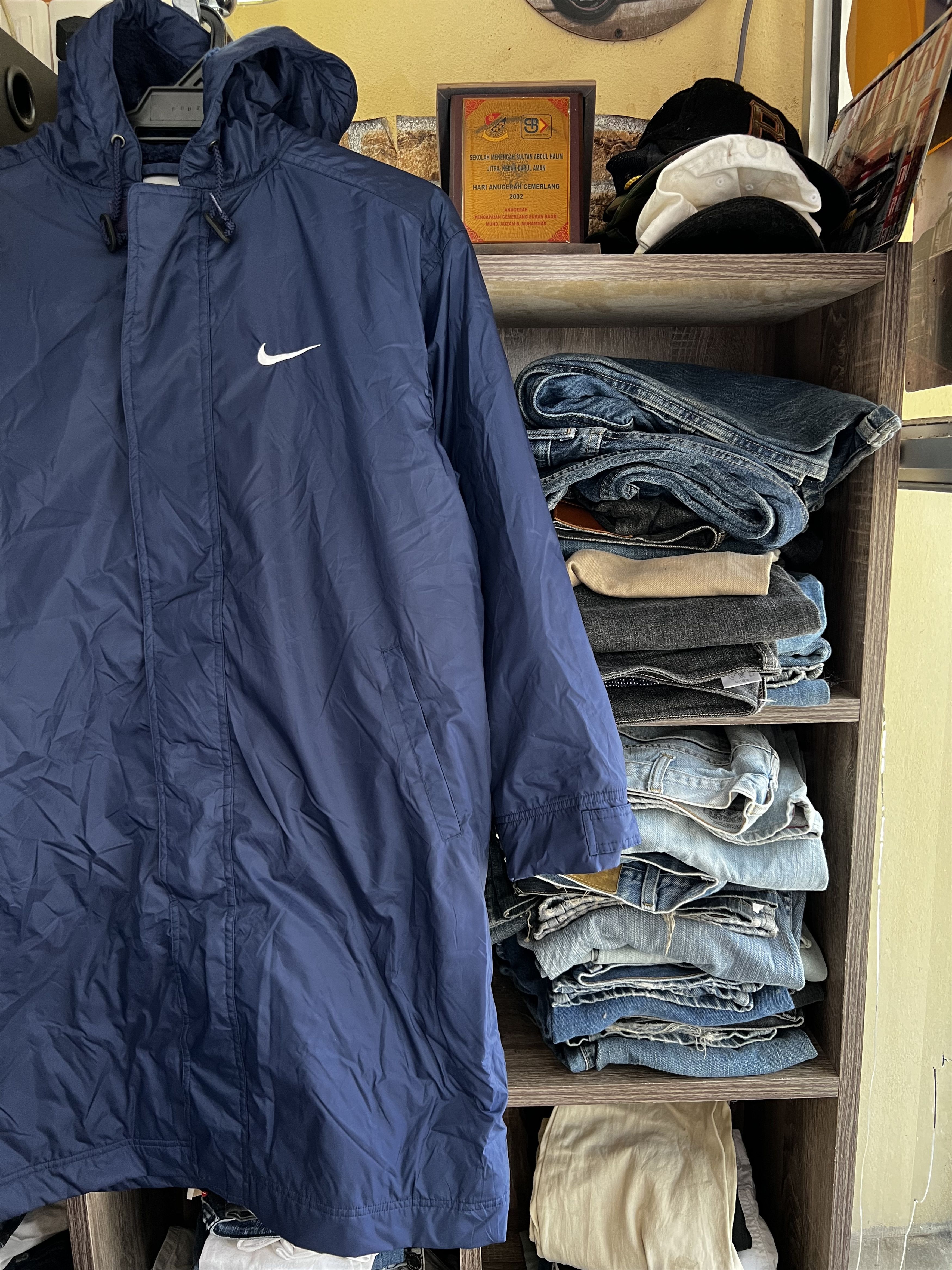 Nike 🔥Vintage Nike Swoosh Light Sherpa Jackets Size US M / EU 48-50 / 2 - 4 Thumbnail