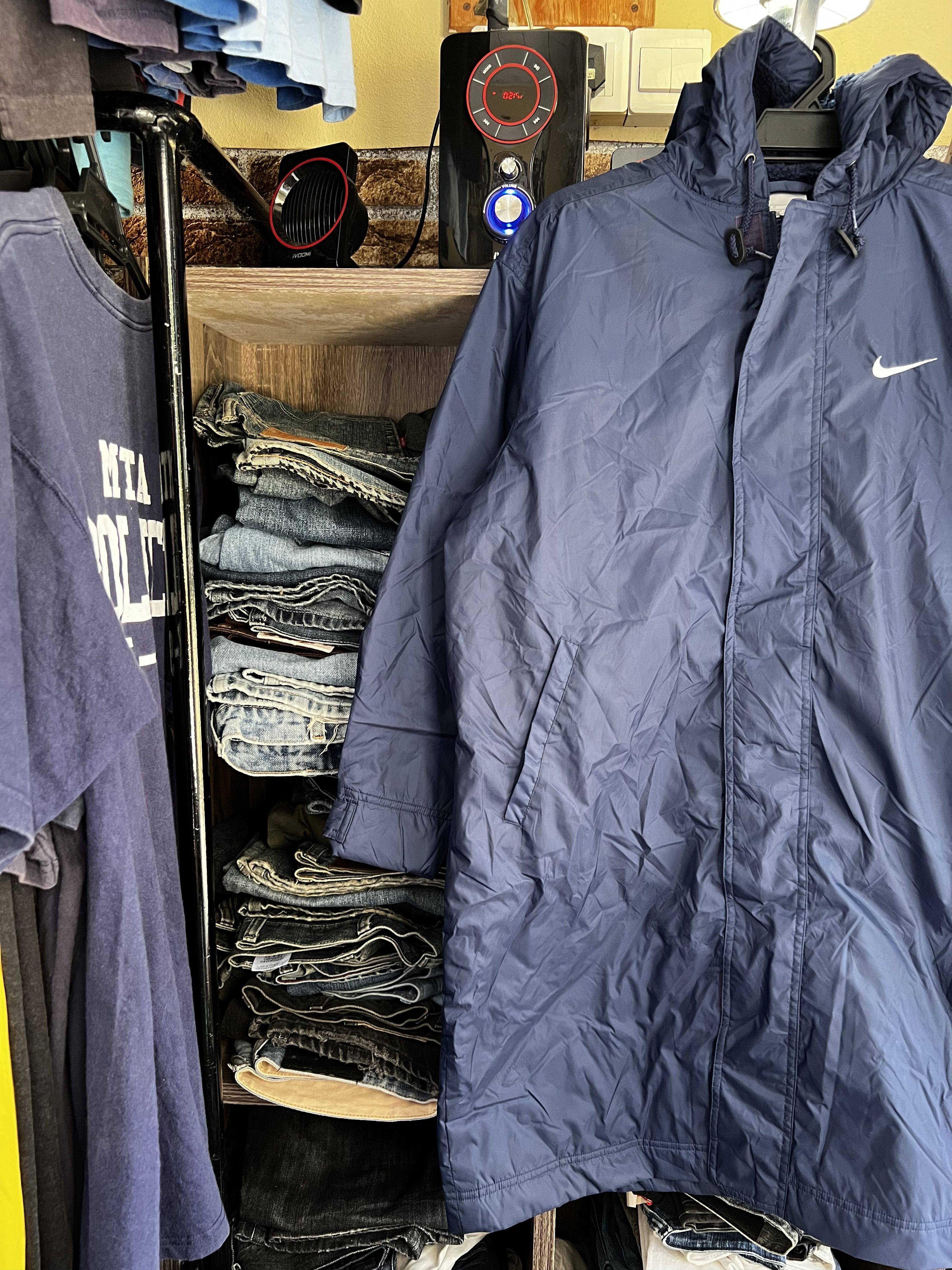 Nike 🔥Vintage Nike Swoosh Light Sherpa Jackets Size US M / EU 48-50 / 2 - 3 Thumbnail