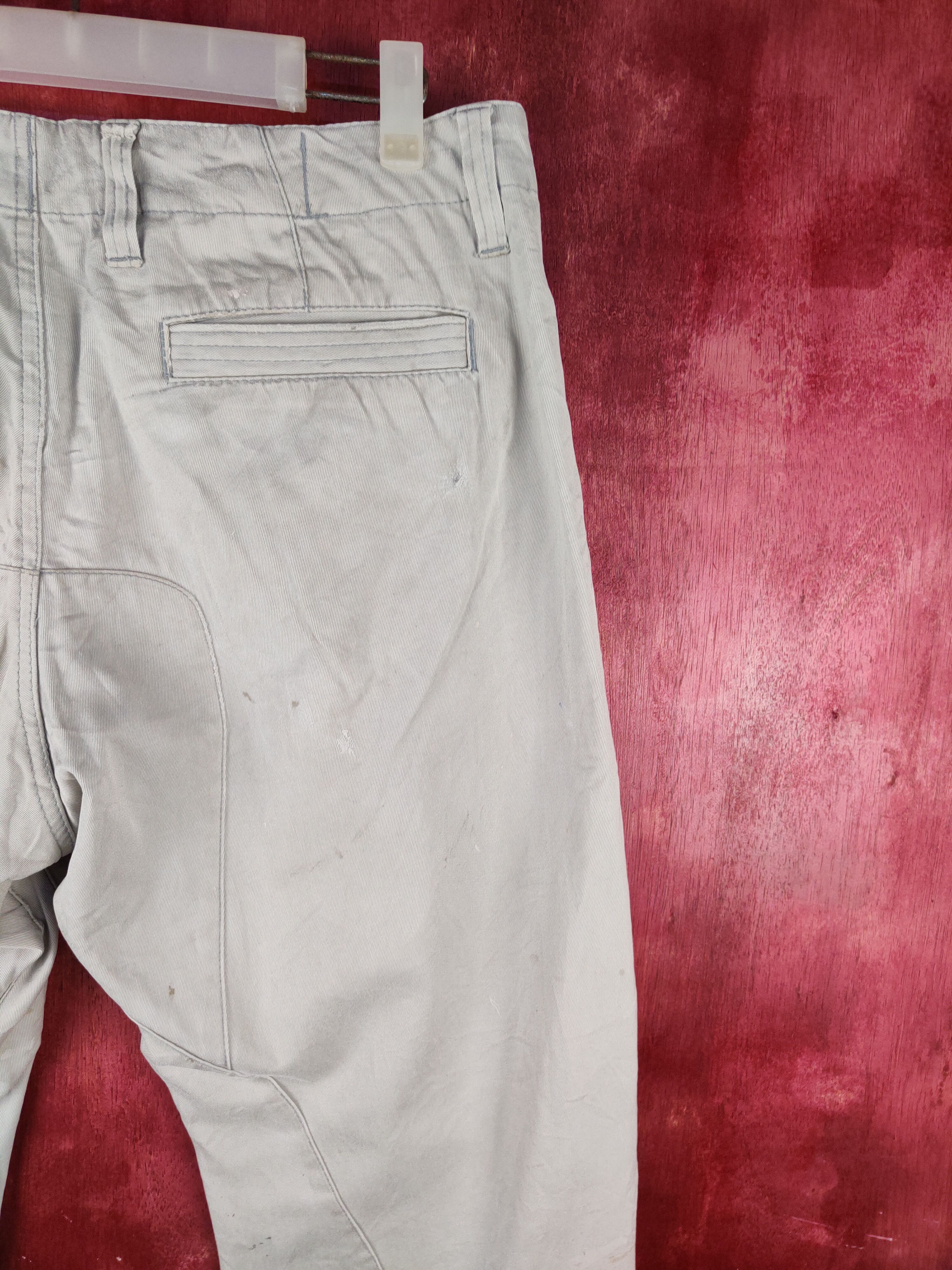 Japanese Brand Genba White Multipocket Tactical Cargo Pants #S765 Size US 33 - 10 Thumbnail