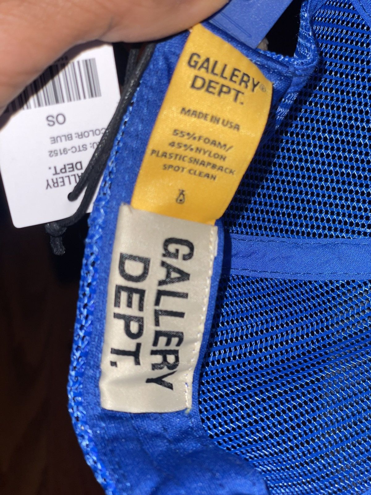 Gallery Dept. Gallery Dept Blue Souvenirs Trucker Hat Size ONE SIZE - 3 Thumbnail