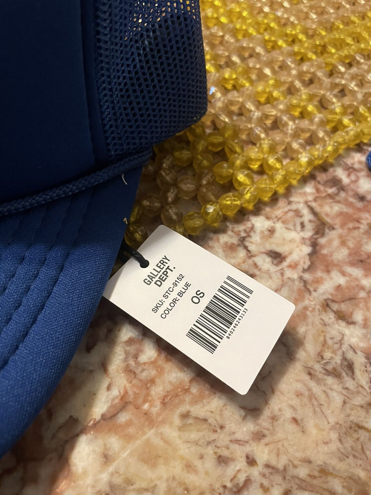 Gallery Dept. Gallery Dept Blue Souvenirs Trucker Hat Size ONE SIZE - 4 Thumbnail