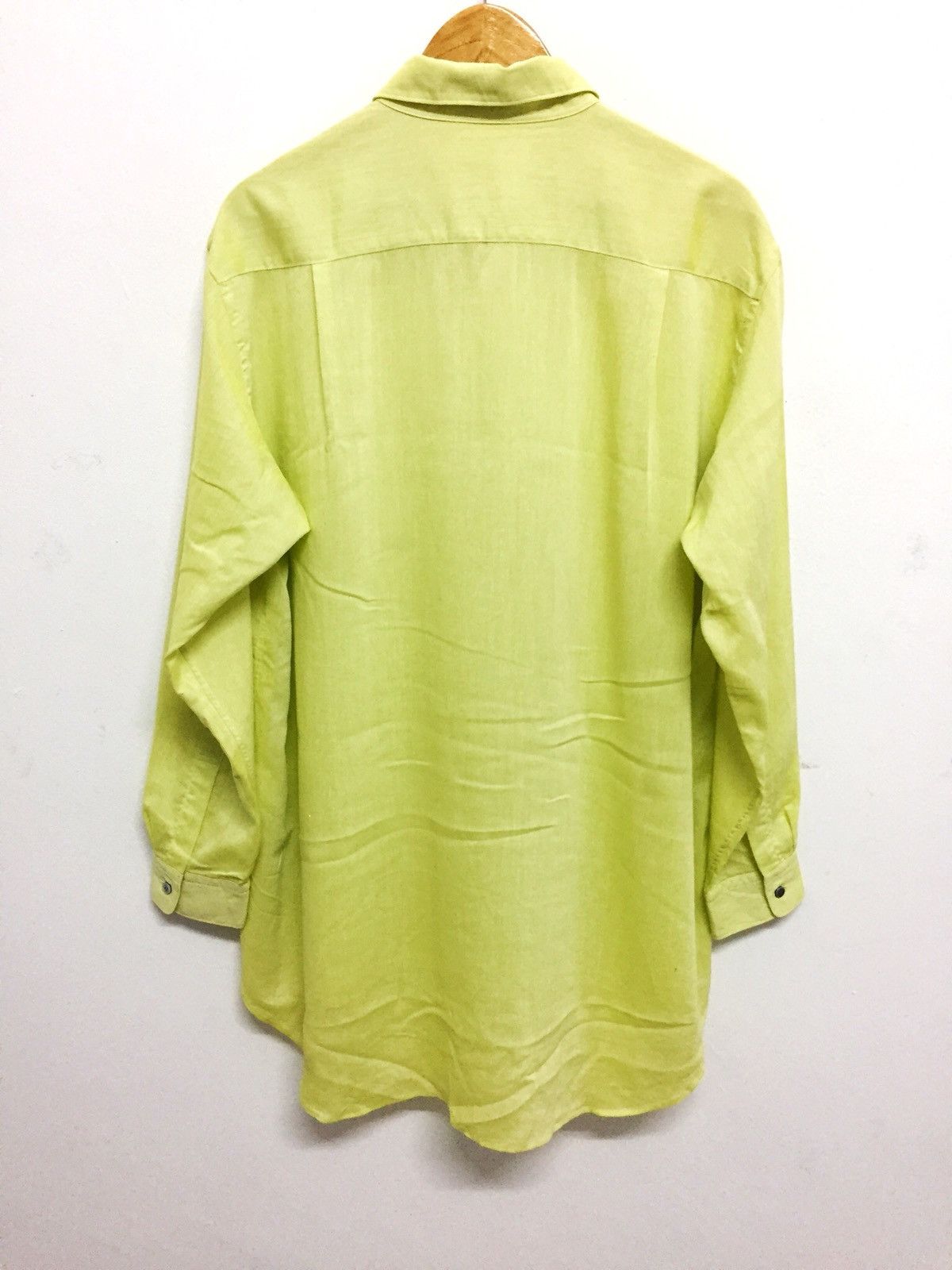 Yohji Yamamoto ICONIC🔥Yohji Yamamoto Rayon Linen OS Button Shirt Size US XL / EU 56 / 4 - 3 Thumbnail