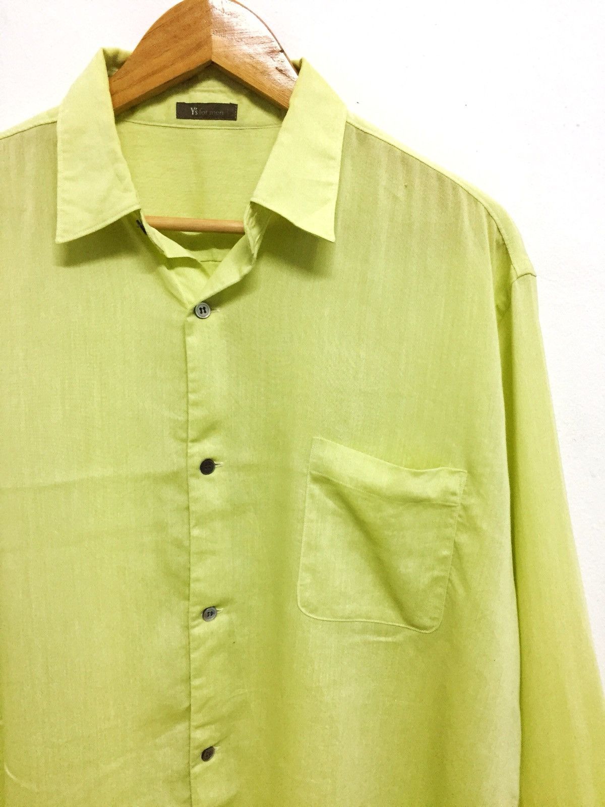 Yohji Yamamoto ICONIC🔥Yohji Yamamoto Rayon Linen OS Button Shirt Size US XL / EU 56 / 4 - 1 Thumbnail