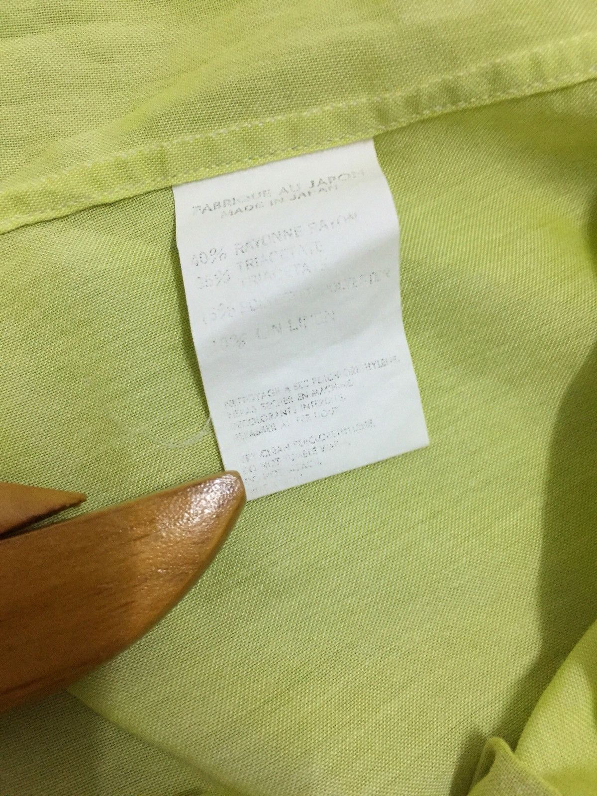 Yohji Yamamoto ICONIC🔥Yohji Yamamoto Rayon Linen OS Button Shirt Size US XL / EU 56 / 4 - 6 Thumbnail
