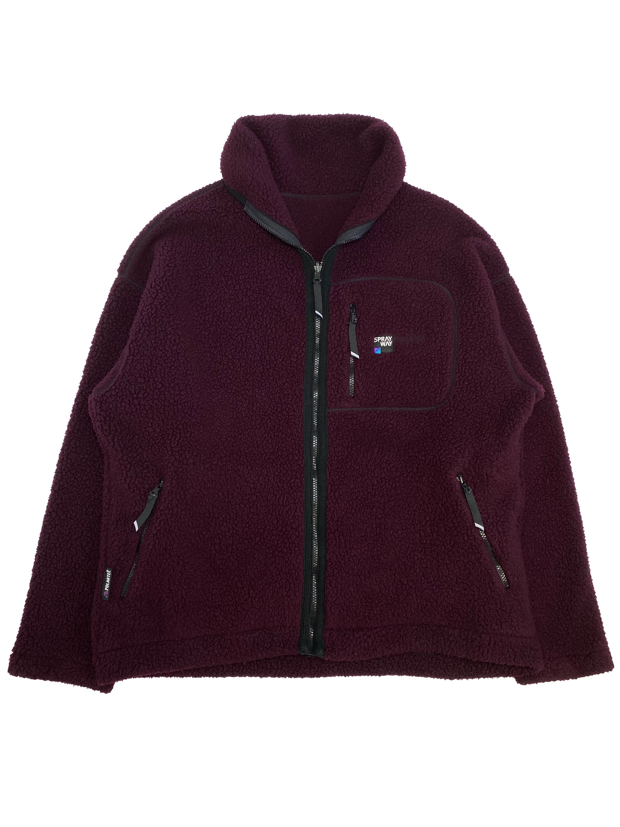 Polartec Sprayway 90s Vintage Polartec Sherpa Deep Fleece Jacket Size US XL / EU 56 / 4 - 1 Thumbnail