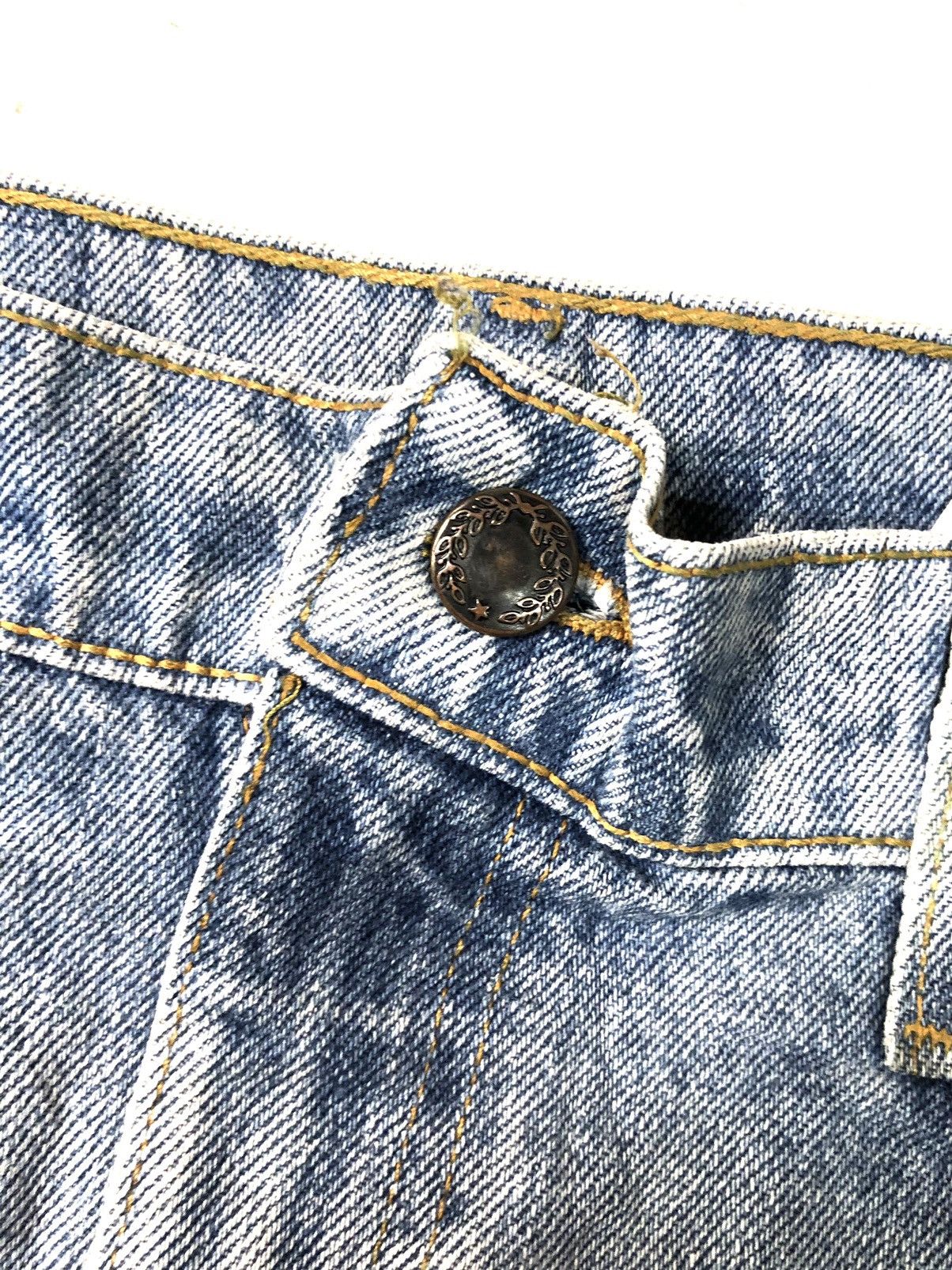 Levi's × Vintage VINTAGE 90s LEVIS 505 REGULAR FIT STRAIGHT LEG BLUE WASH Size US 36 / EU 52 - 8 Thumbnail