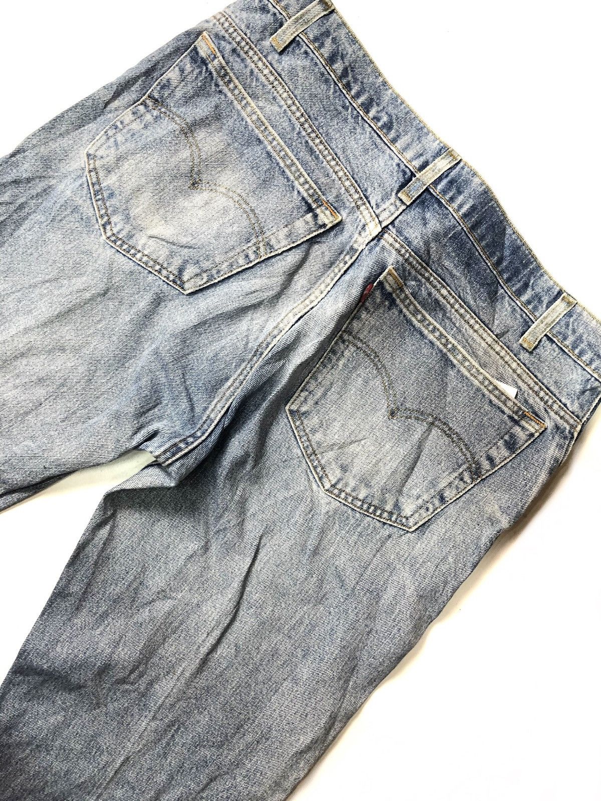 Levi's × Vintage VINTAGE 90s LEVIS 505 REGULAR FIT STRAIGHT LEG BLUE WASH Size US 36 / EU 52 - 3 Thumbnail