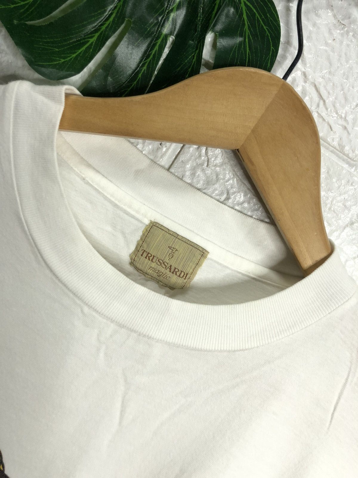 Designer × Trussardi × Vintage VINTAGE TRUSSARDI BIG LOGO Size US L / EU 52-54 / 3 - 3 Thumbnail