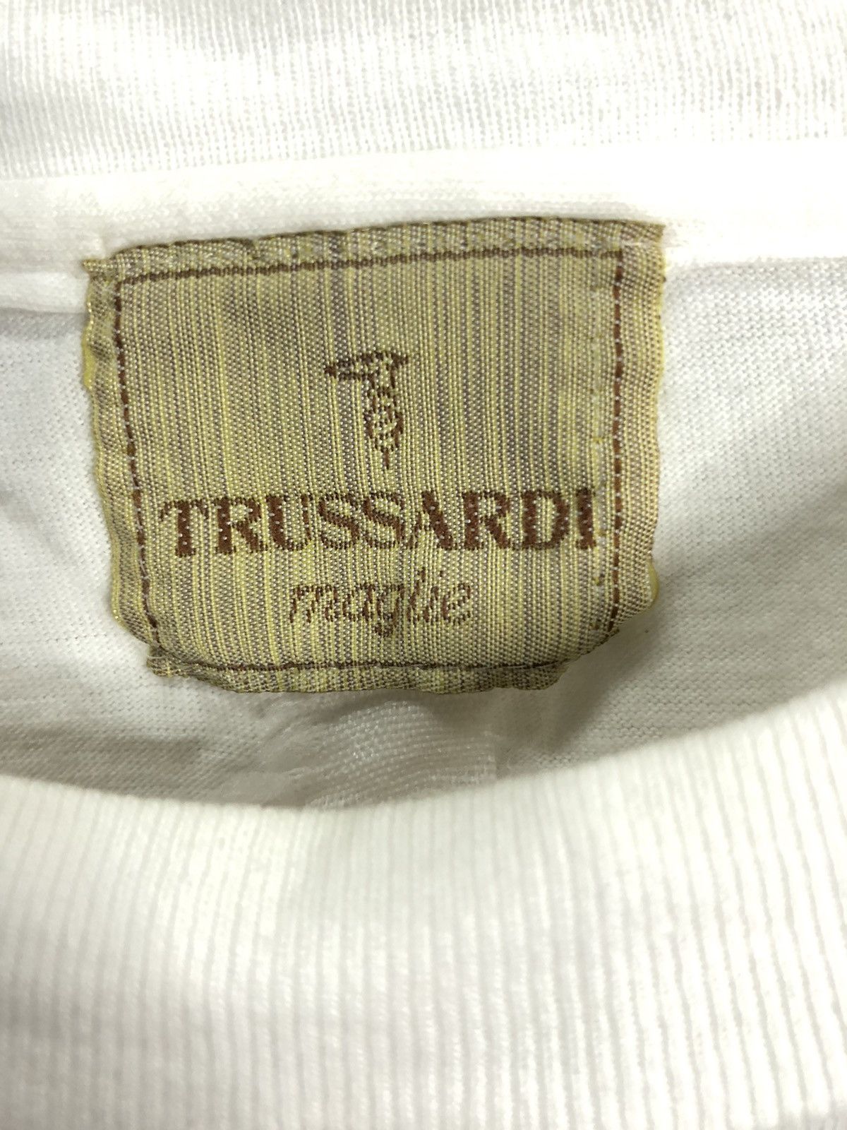Designer × Trussardi × Vintage VINTAGE TRUSSARDI BIG LOGO Size US L / EU 52-54 / 3 - 4 Thumbnail