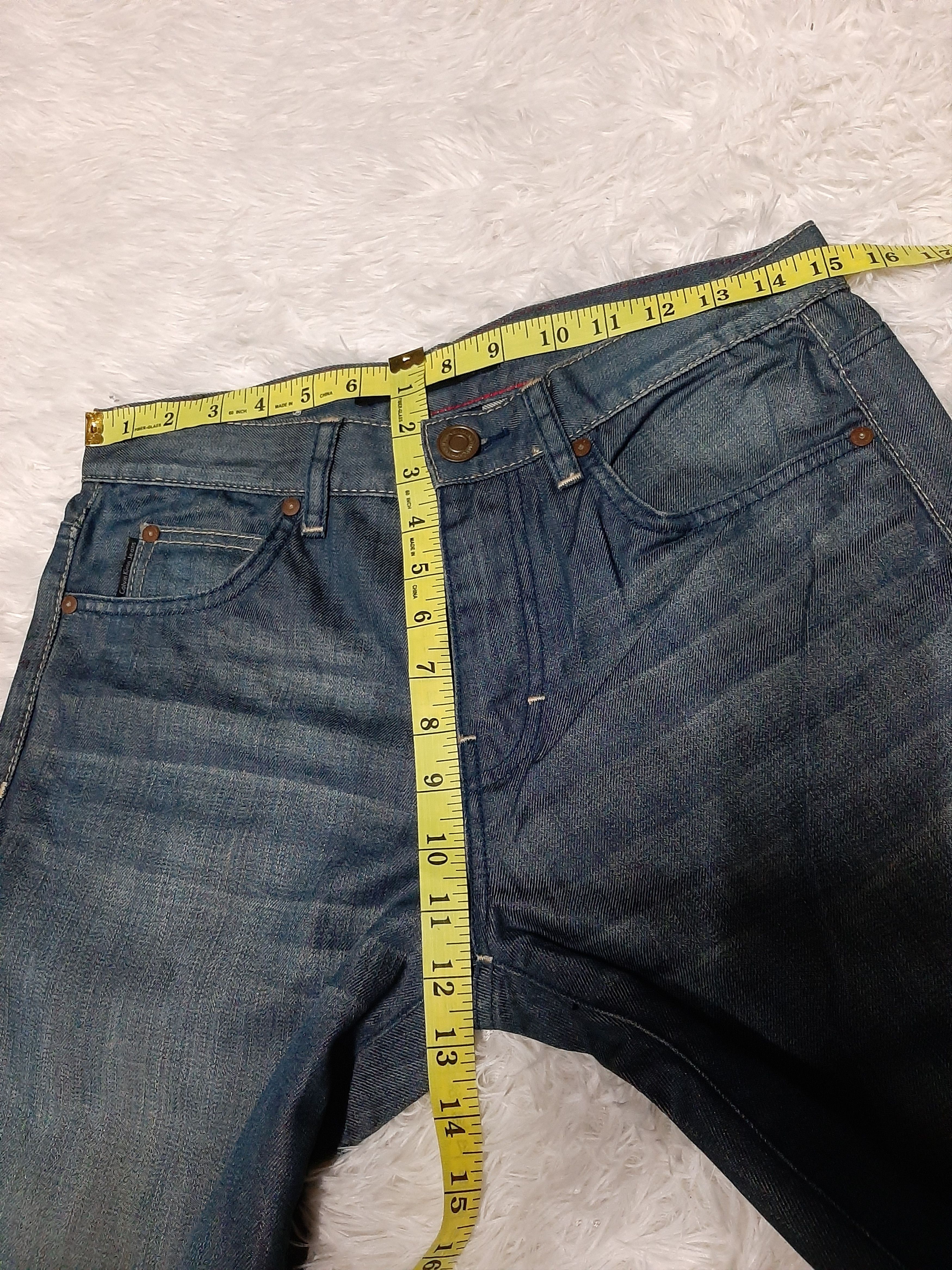 Calvin Klein × Designer × Vintage VINTAGE CALVIN KLEIN BLUE WASH DENIM Size US 30 / EU 46 - 15 Thumbnail