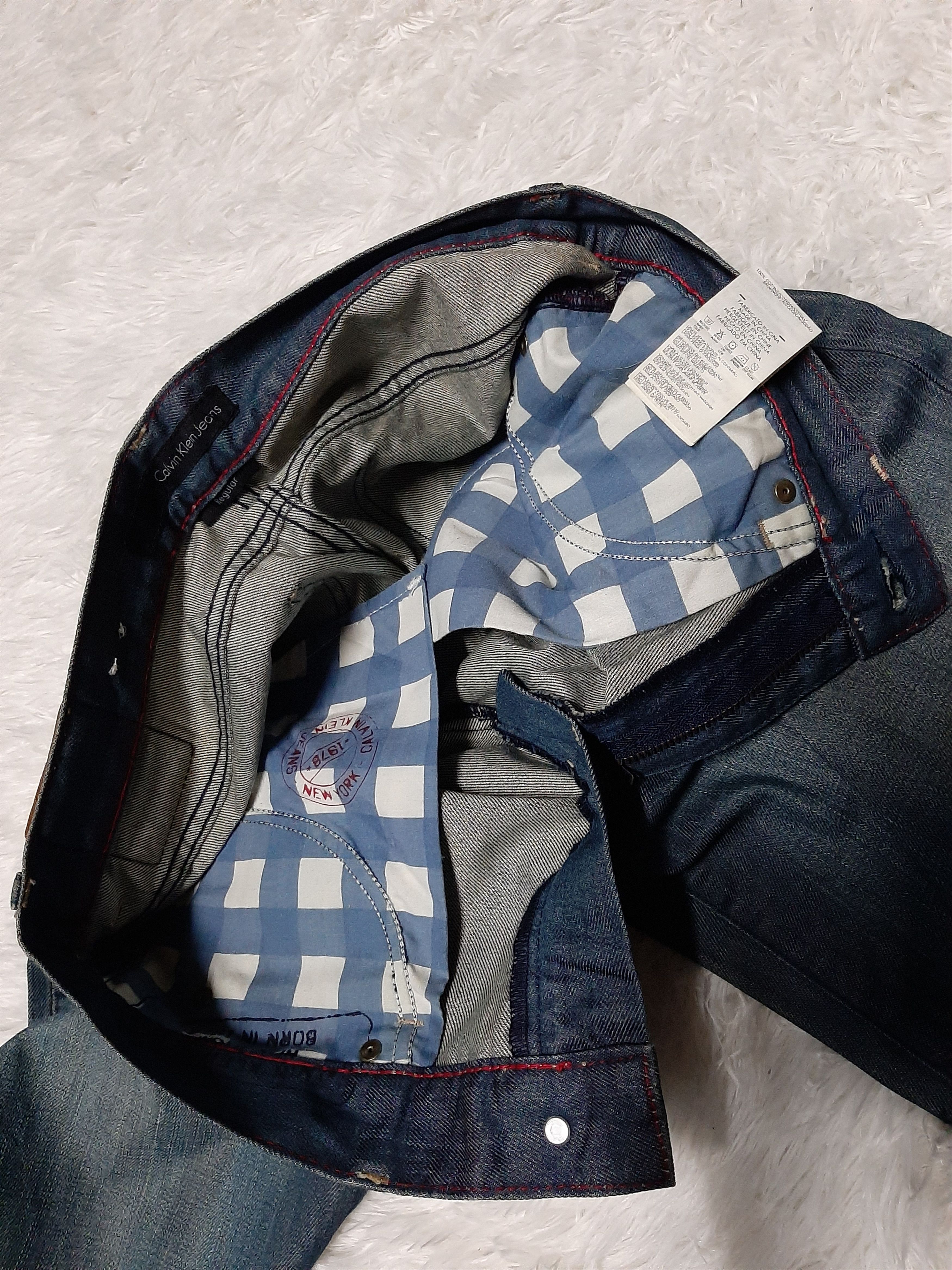 Calvin Klein × Designer × Vintage VINTAGE CALVIN KLEIN BLUE WASH DENIM Size US 30 / EU 46 - 6 Thumbnail