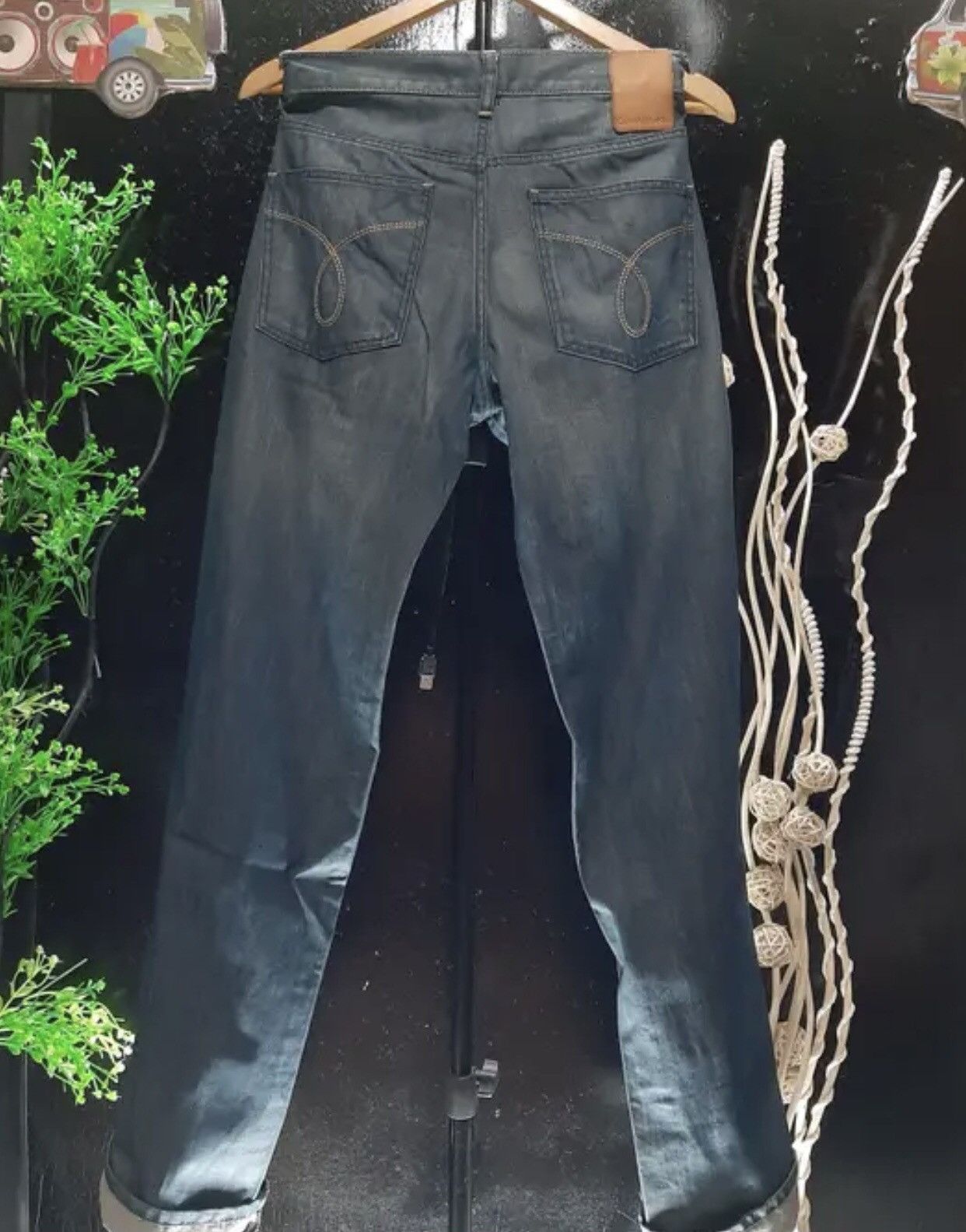 Calvin Klein × Designer × Vintage VINTAGE CALVIN KLEIN BLUE WASH DENIM Size US 30 / EU 46 - 1 Thumbnail