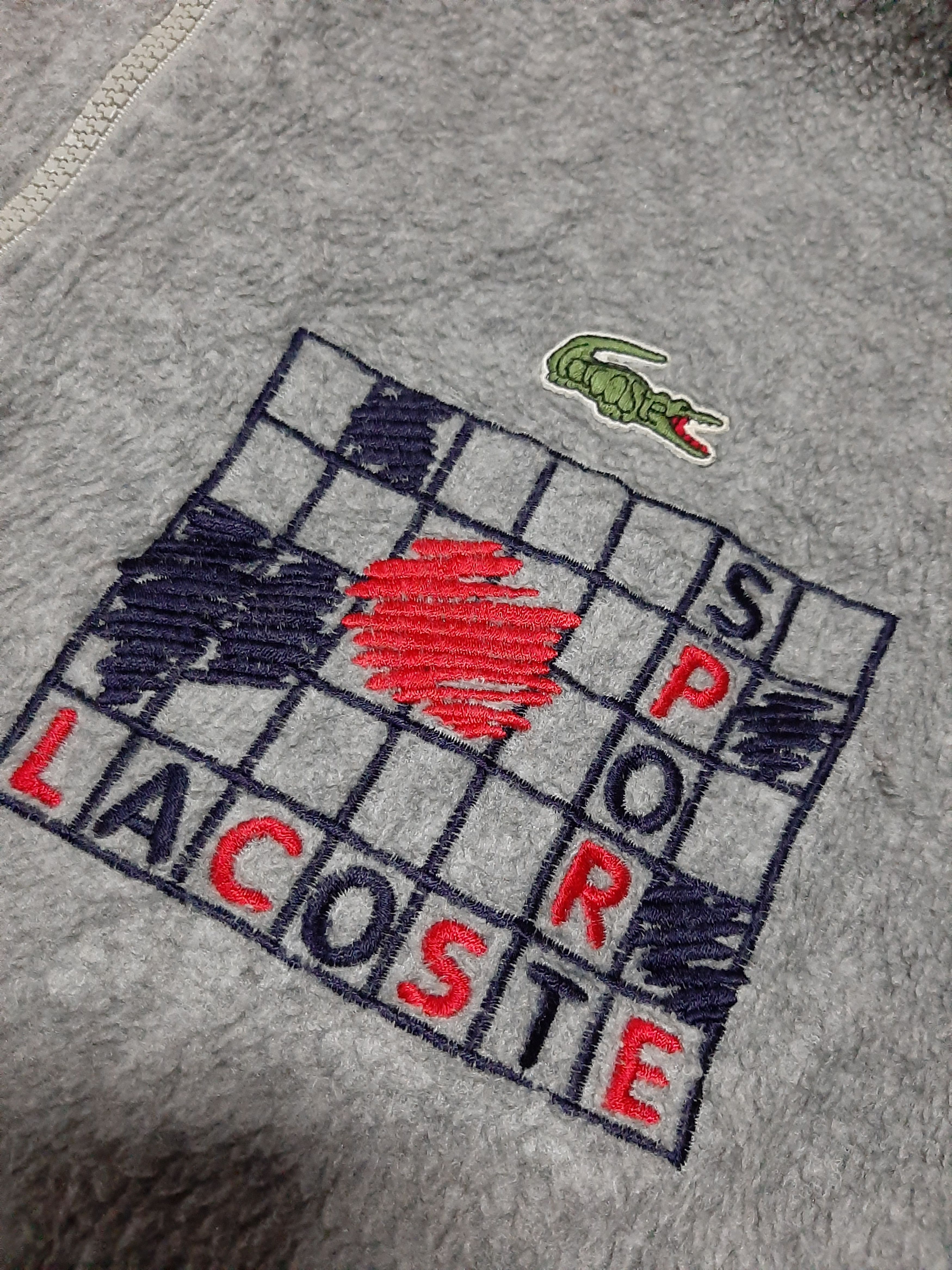 Lacoste × Vintage VINTAGE LACOSTE QUARTER ZIPPER POLARTEC FLEECE Size US XL / EU 56 / 4 - 3 Thumbnail