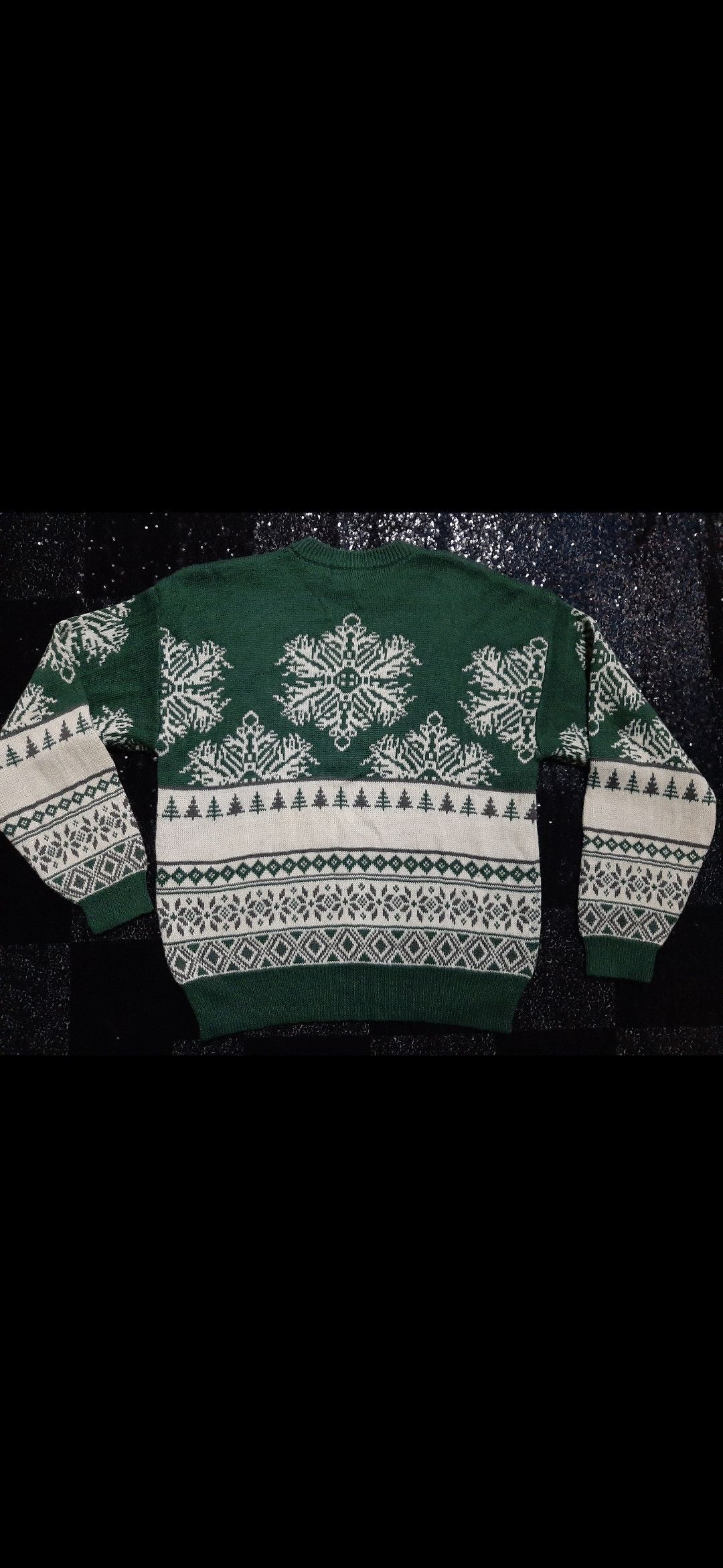 Japanese Brand × Vintage RARE VINTAGE CROCODILE HAND MADE KNITWEAR ABSTRACT TREES🌲 Size US M / EU 48-50 / 2 - 2 Thumbnail