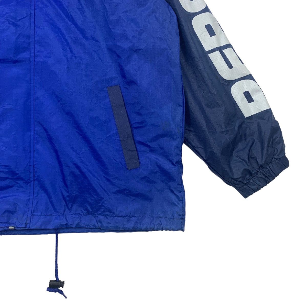 Pepsi × Vintage Vintage Pepsi Cola Blue Windbreaker Light Zipper Jacket Size US XL / EU 56 / 4 - 4 Thumbnail