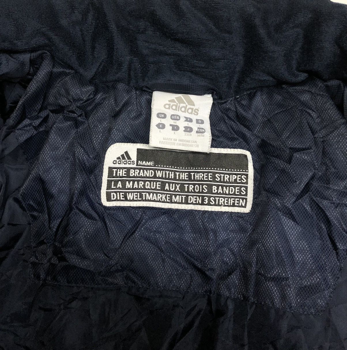 Adidas × Vintage VINTAGE ADIDAS ZIPPER PUFFER JACKET Size US XL / EU 56 / 4 - 5 Thumbnail