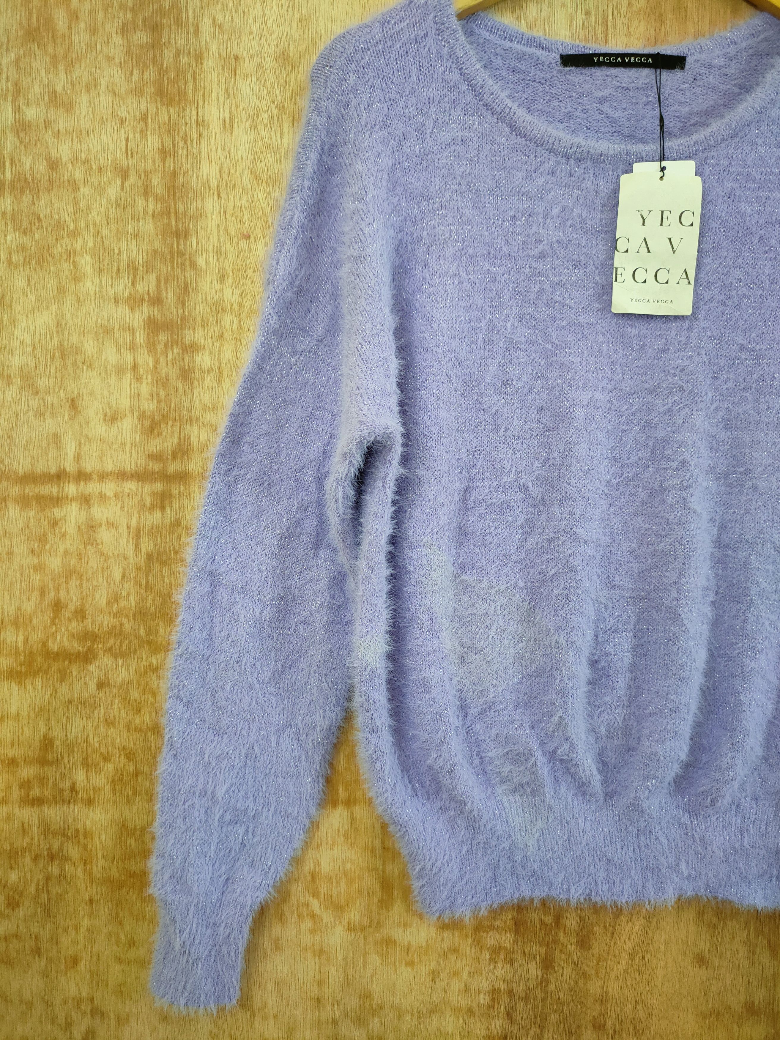 Homespun Knitwear DL Yecca Vecca mohair fur streetwear knitwear #46-443 Size US M / EU 48-50 / 2 - 2 Thumbnail