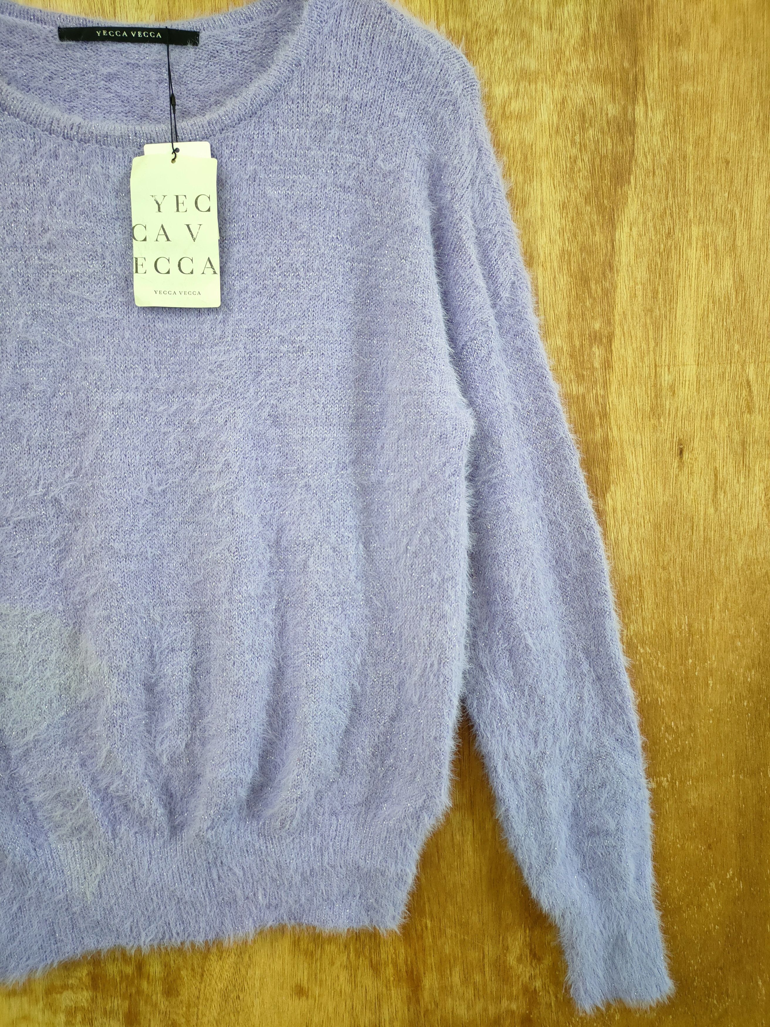 Homespun Knitwear DL Yecca Vecca mohair fur streetwear knitwear #46-443 Size US M / EU 48-50 / 2 - 3 Thumbnail