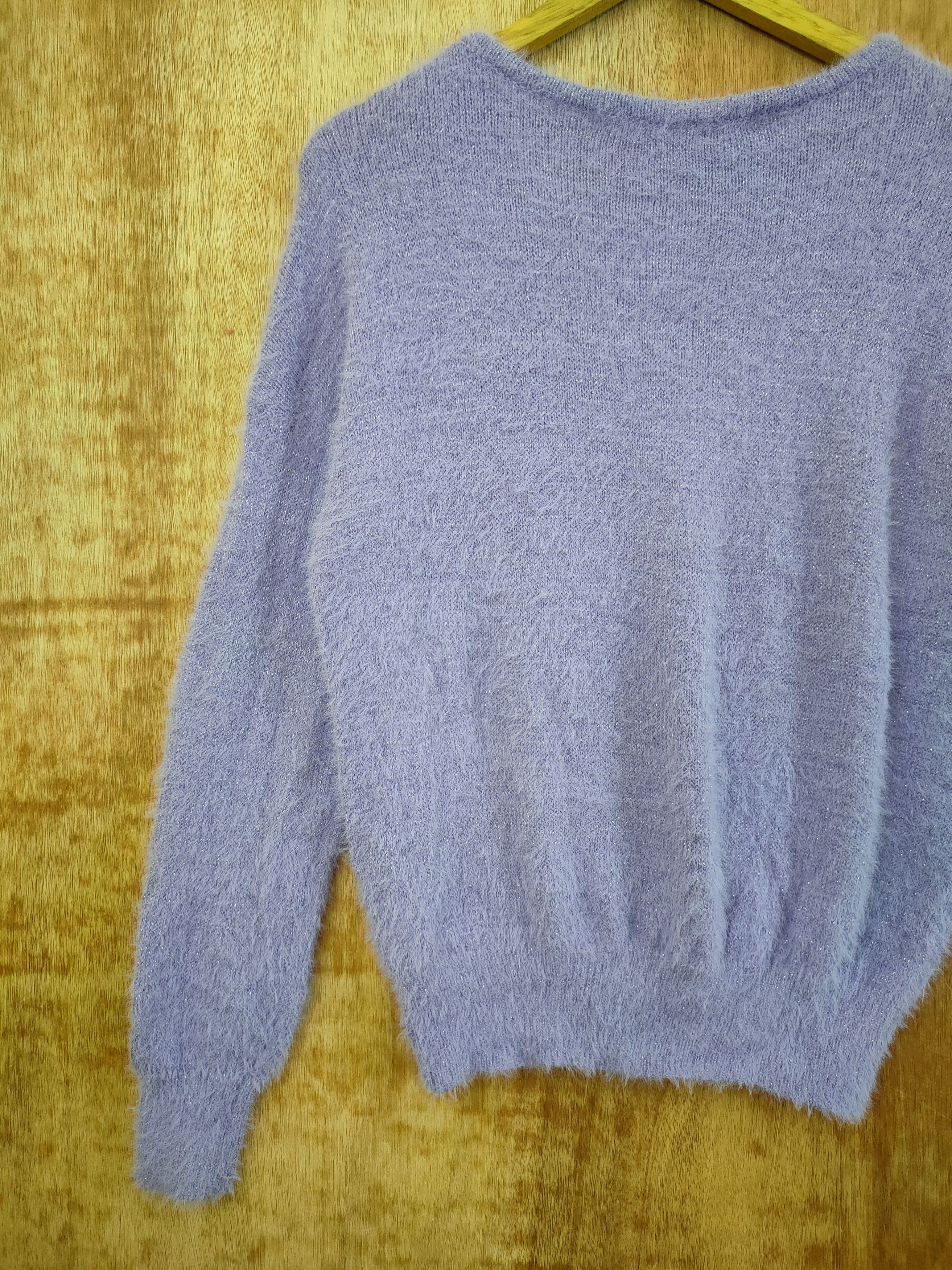 Homespun Knitwear DL Yecca Vecca mohair fur streetwear knitwear #46-443 Size US M / EU 48-50 / 2 - 11 Thumbnail