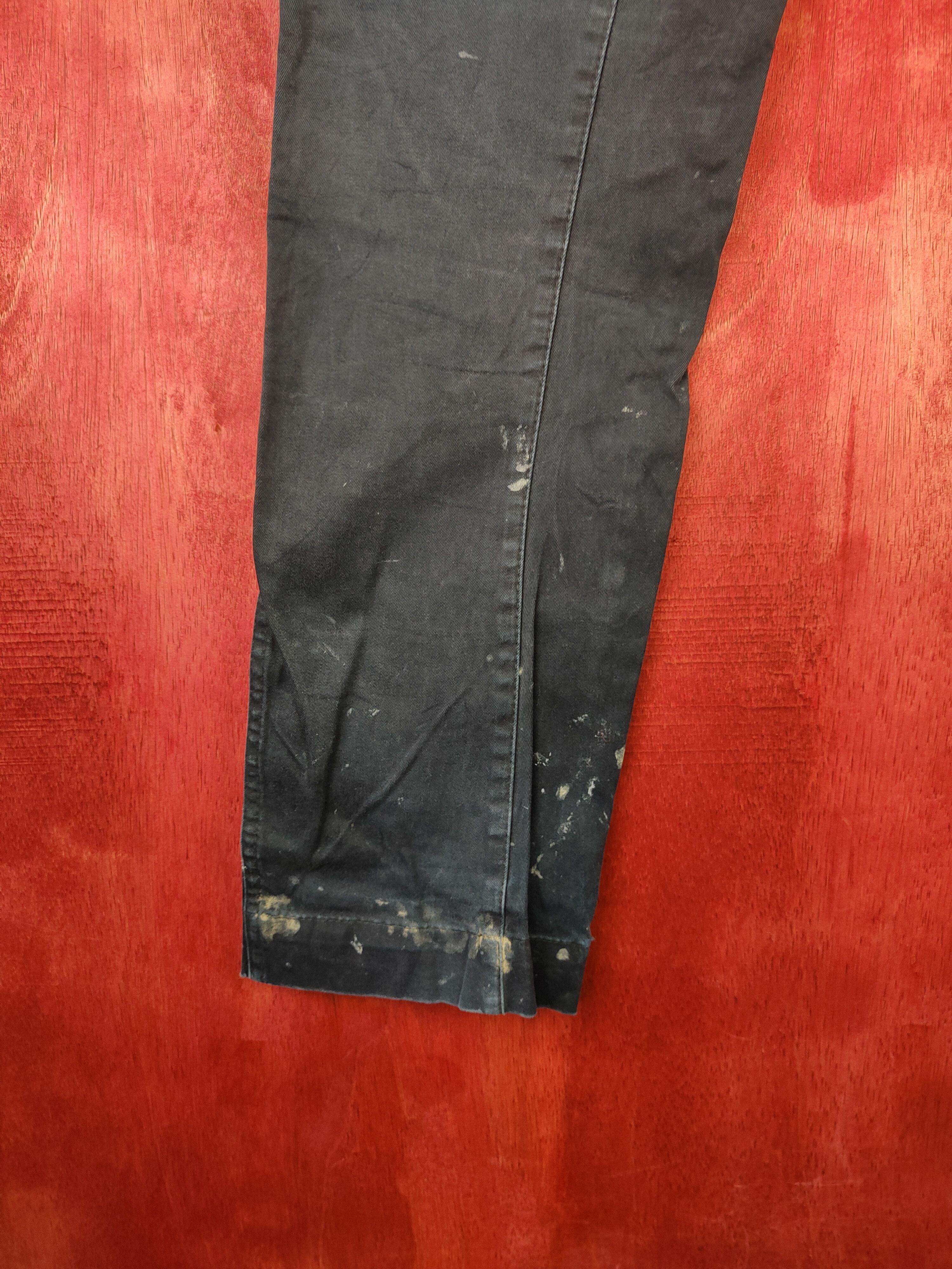 Japanese Brand Genba Dark Blue painter thrashed Tactical Cargo Pants #5318 Size US 30 / EU 46 - 9 Thumbnail