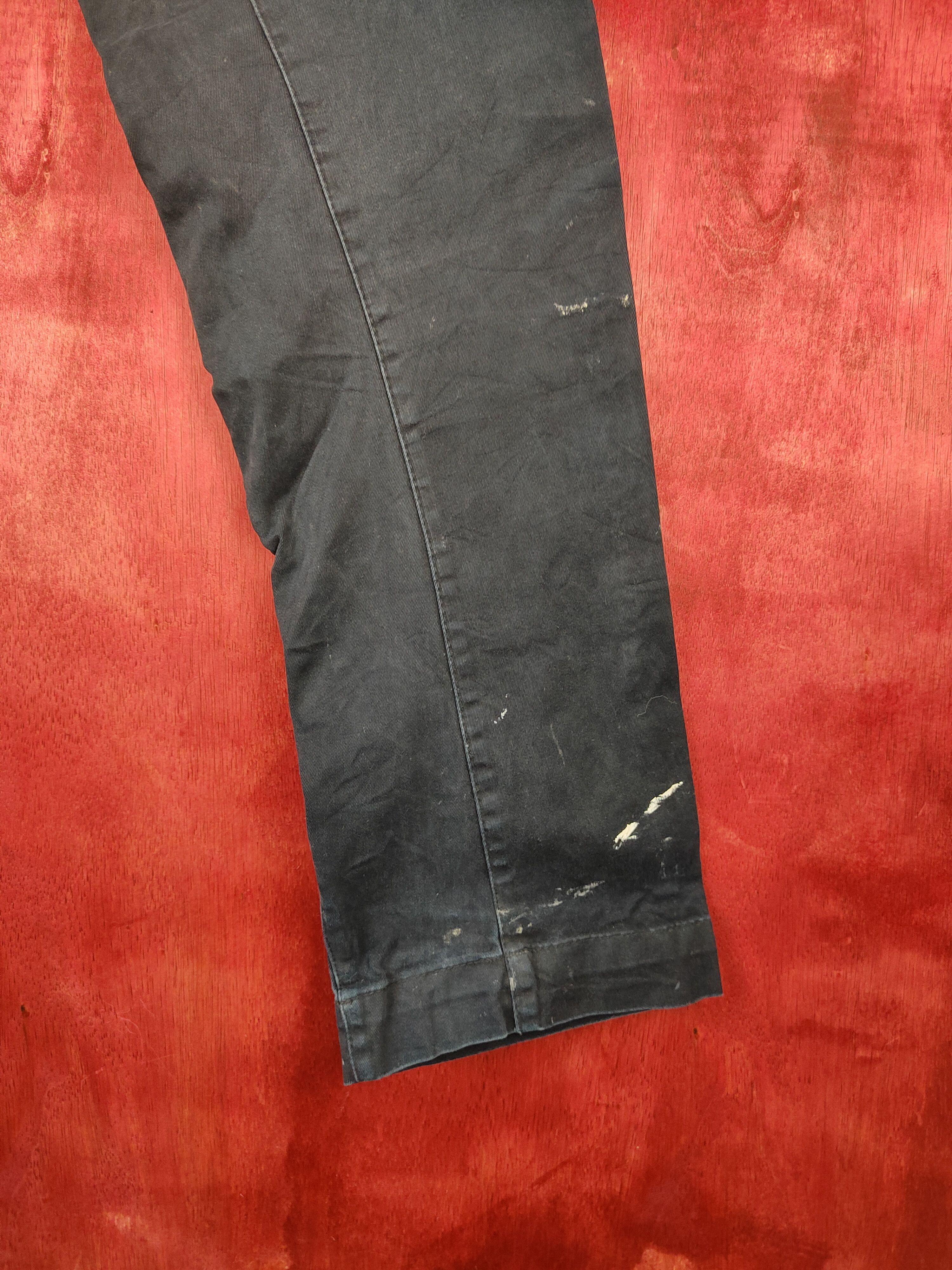 Japanese Brand Genba Dark Blue painter thrashed Tactical Cargo Pants #5318 Size US 30 / EU 46 - 12 Thumbnail