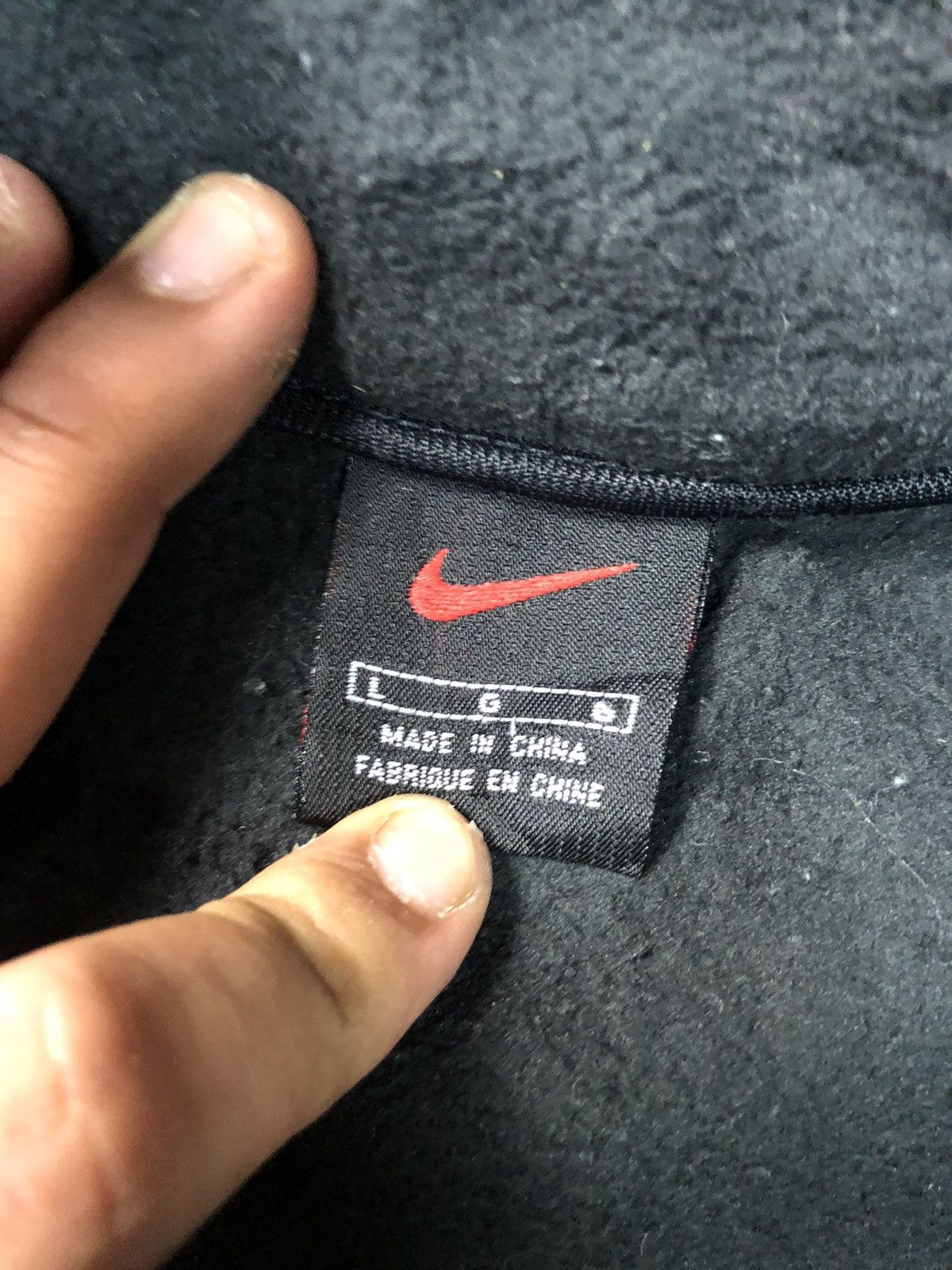 Nike × Vintage VINTAGE NIKE FLEECE ZIPPER JACKET Size US L / EU 52-54 / 3 - 6 Thumbnail