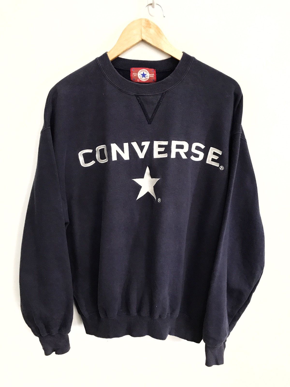 Converse Converse Big Logo Crewneck Sweatshirt Size US L / EU 52-54 / 3 - 1 Thumbnail
