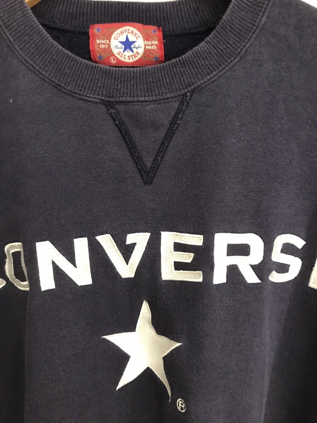 Converse Converse Big Logo Crewneck Sweatshirt Size US L / EU 52-54 / 3 - 3 Thumbnail