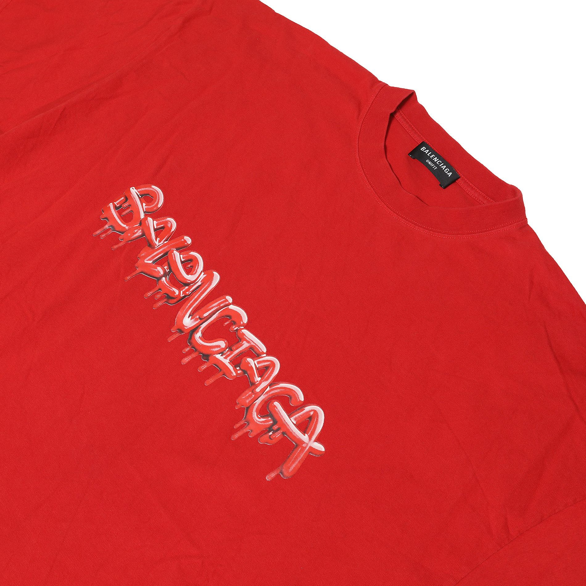 Balenciaga FW21 Slime Logo T-Shirt Size US L / EU 52-54 / 3 - 3 Thumbnail