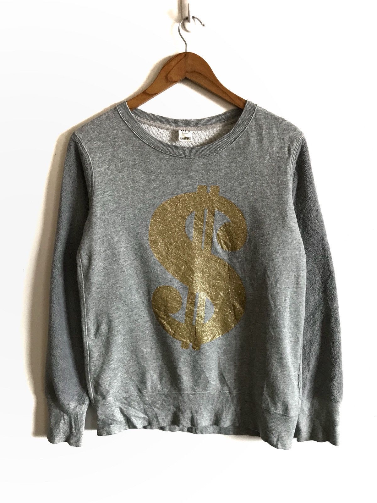 Andy Warhol × Uniqlo Money Logo Sweatshirt Size US L / EU 52-54 / 3 - 1 Thumbnail