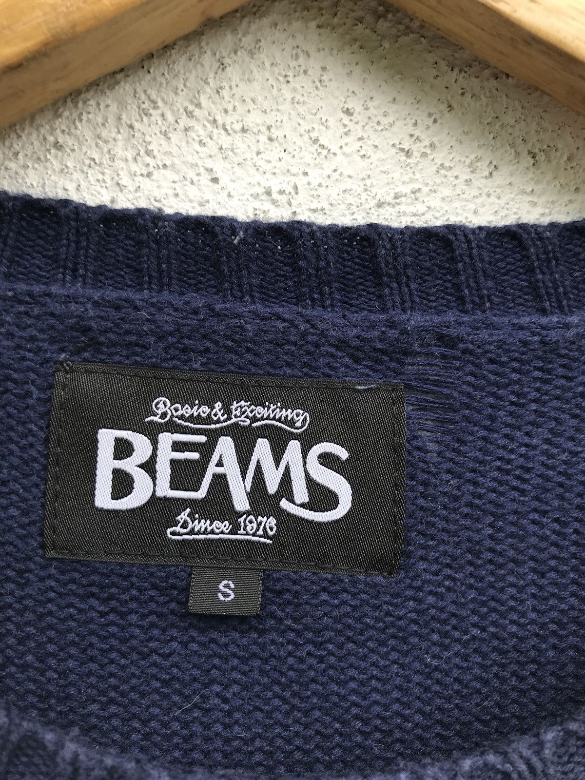 Beams Plus Japanese Brand BEAMS Hand Knit Crewneck Sweatshirt Size US S / EU 44-46 / 1 - 4 Thumbnail