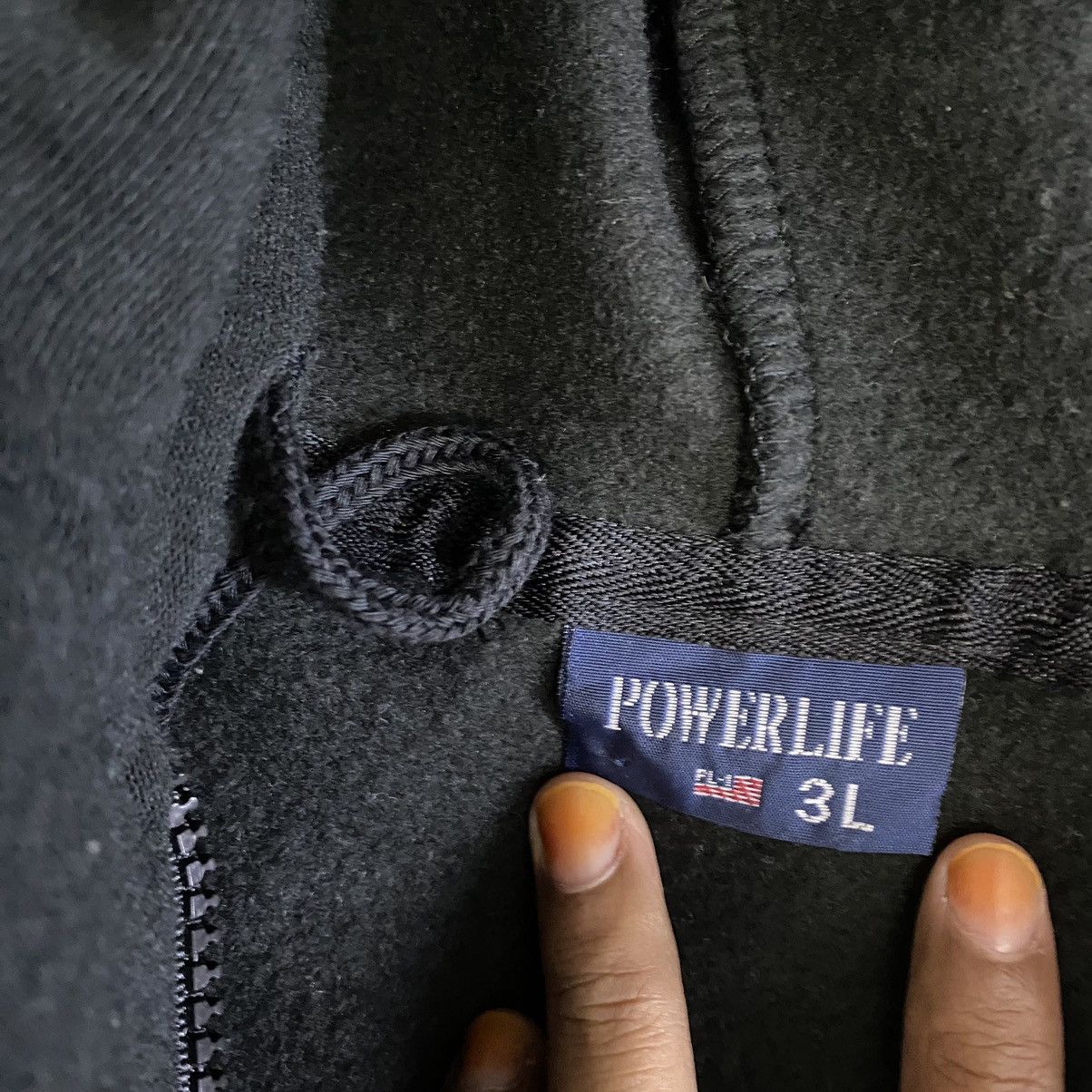 Vintage Vintage Power Life Surf Style Zipper Hoodies Size XL Size US XL / EU 56 / 4 - 8 Thumbnail