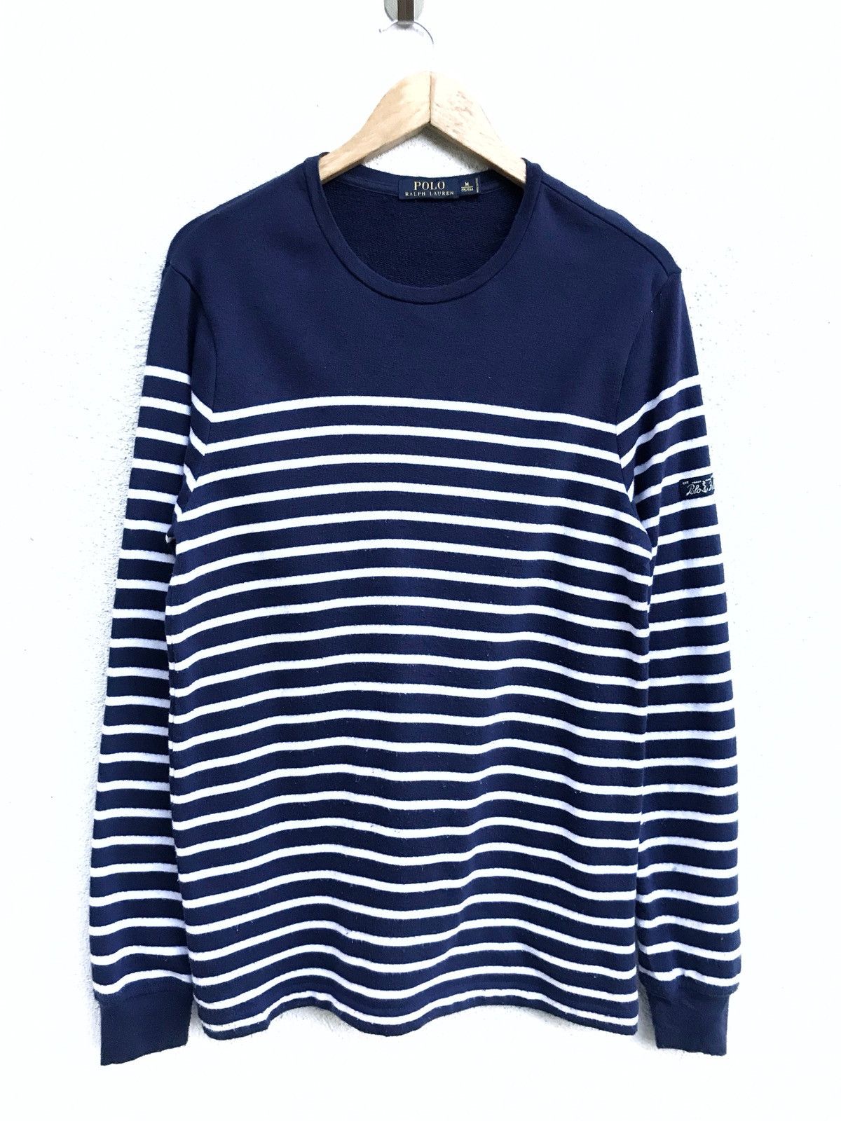 Polo Ralph Lauren Polo Ralph Lauren Stripes Navy Sweatshirt Size US M / EU 48-50 / 2 - 1 Thumbnail