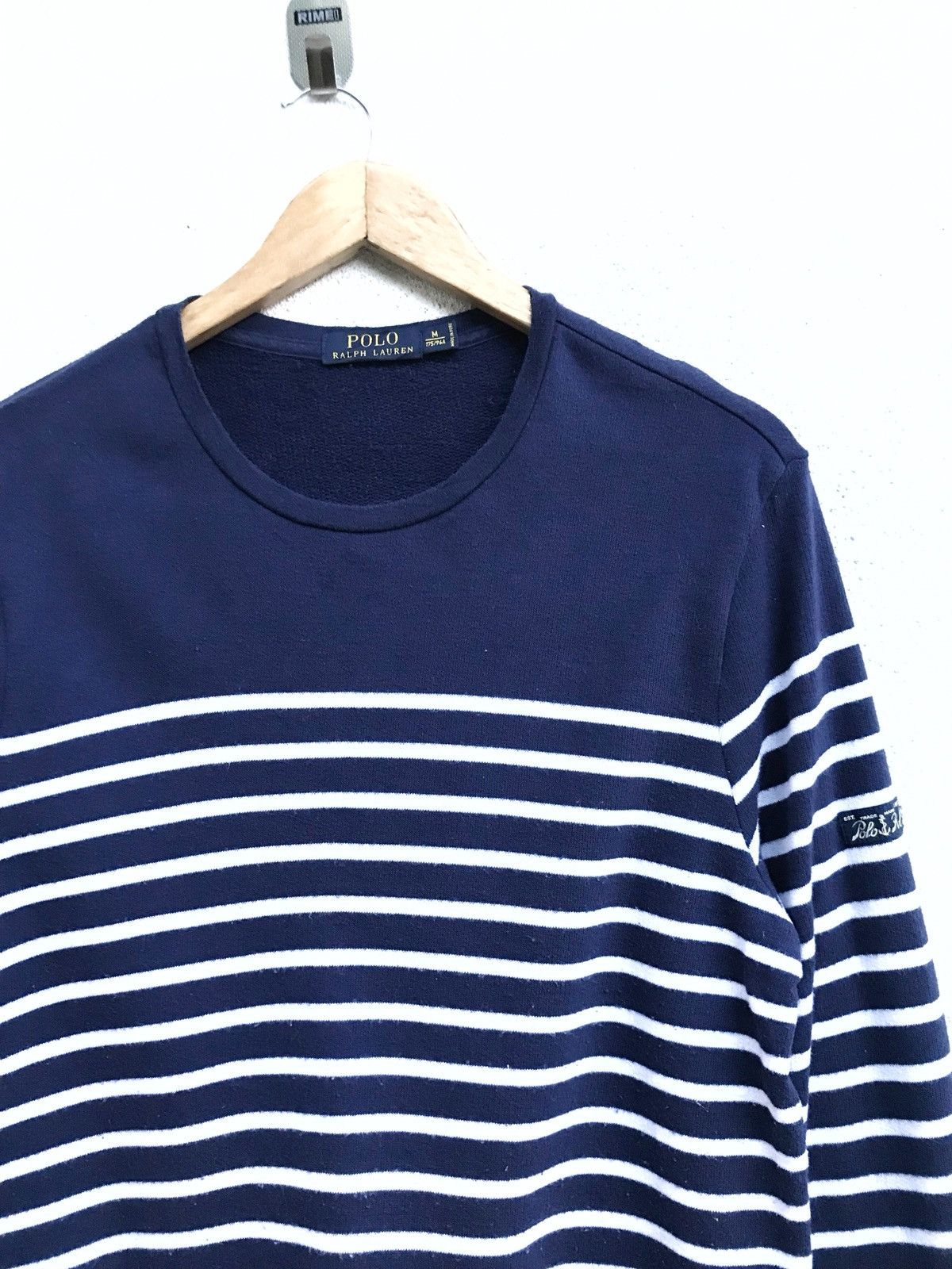 Polo Ralph Lauren Polo Ralph Lauren Stripes Navy Sweatshirt Size US M / EU 48-50 / 2 - 4 Thumbnail