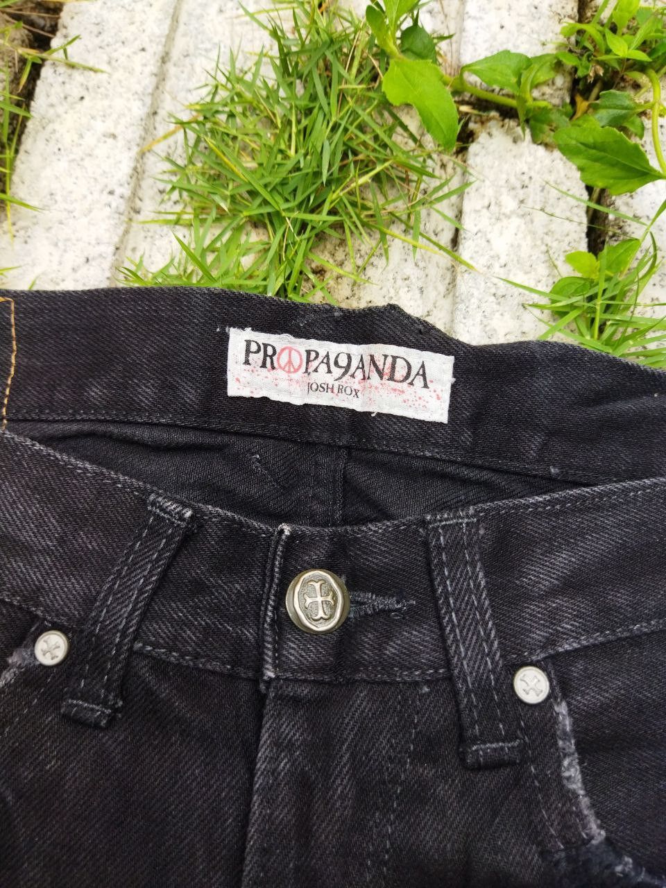 If Six Was Nine Propaganda Josh Rox Japan Punk Seditionaries Jeans Size US 29 - 7 Thumbnail