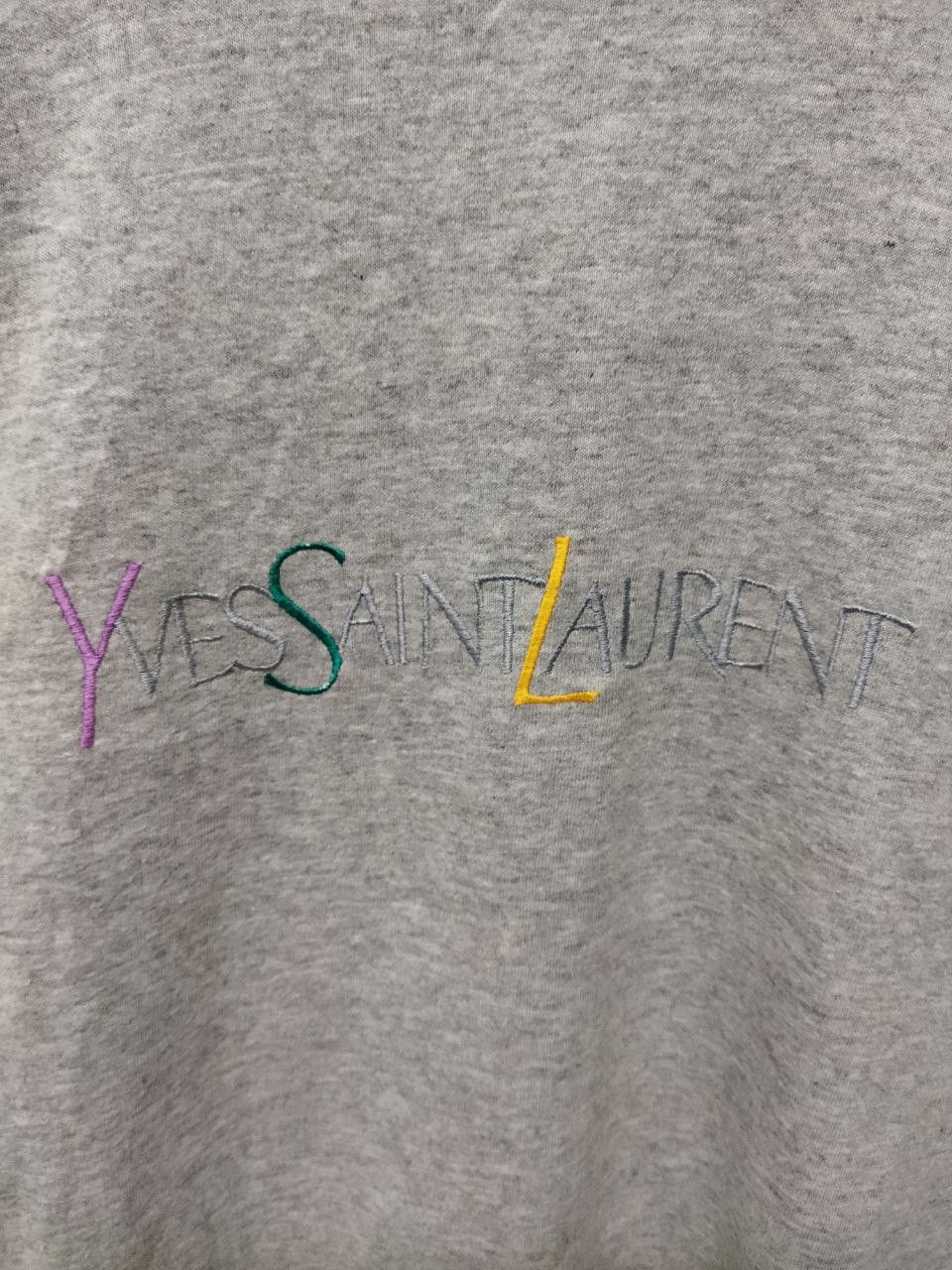 Yves Saint Laurent Vintage Yves Saint Laurent Spellout Sweatshirt Size US M / EU 48-50 / 2 - 4 Thumbnail