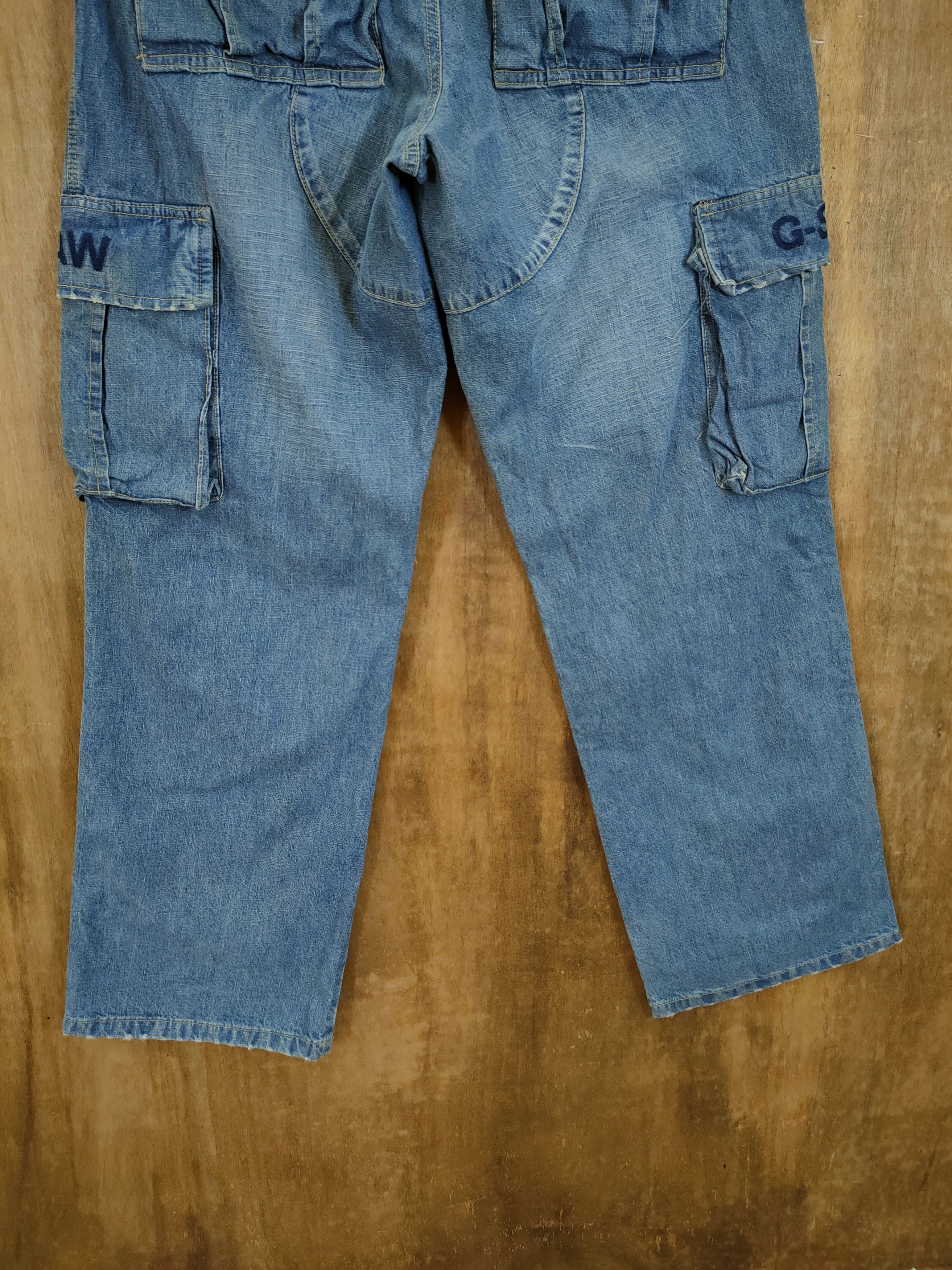 G-Star Gstar Raw multi pocket utility denim cargo pants #1321DL Size US 36 / EU 52 - 8 Thumbnail