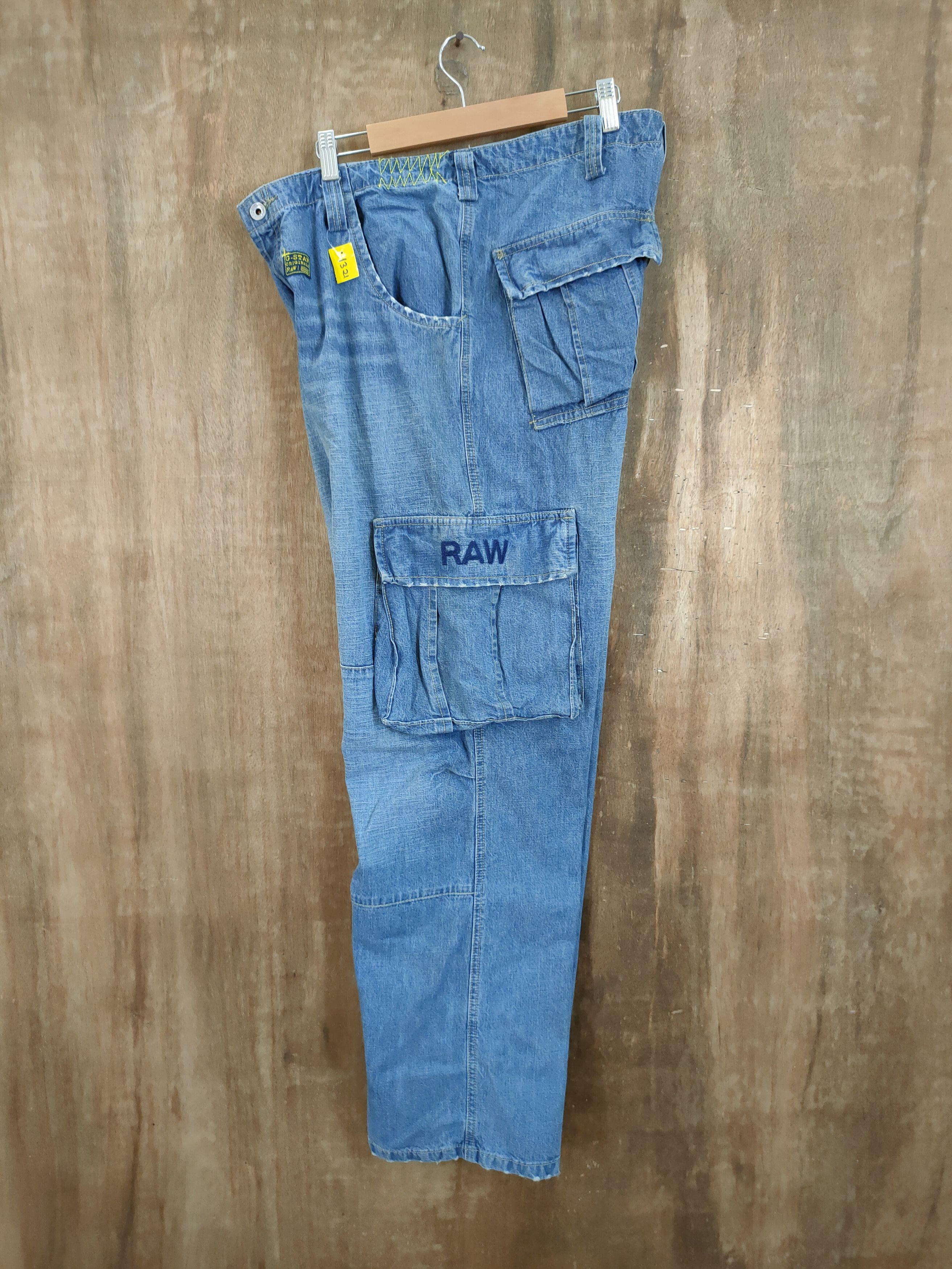 G-Star Gstar Raw multi pocket utility denim cargo pants #1321DL Size US 36 / EU 52 - 14 Thumbnail
