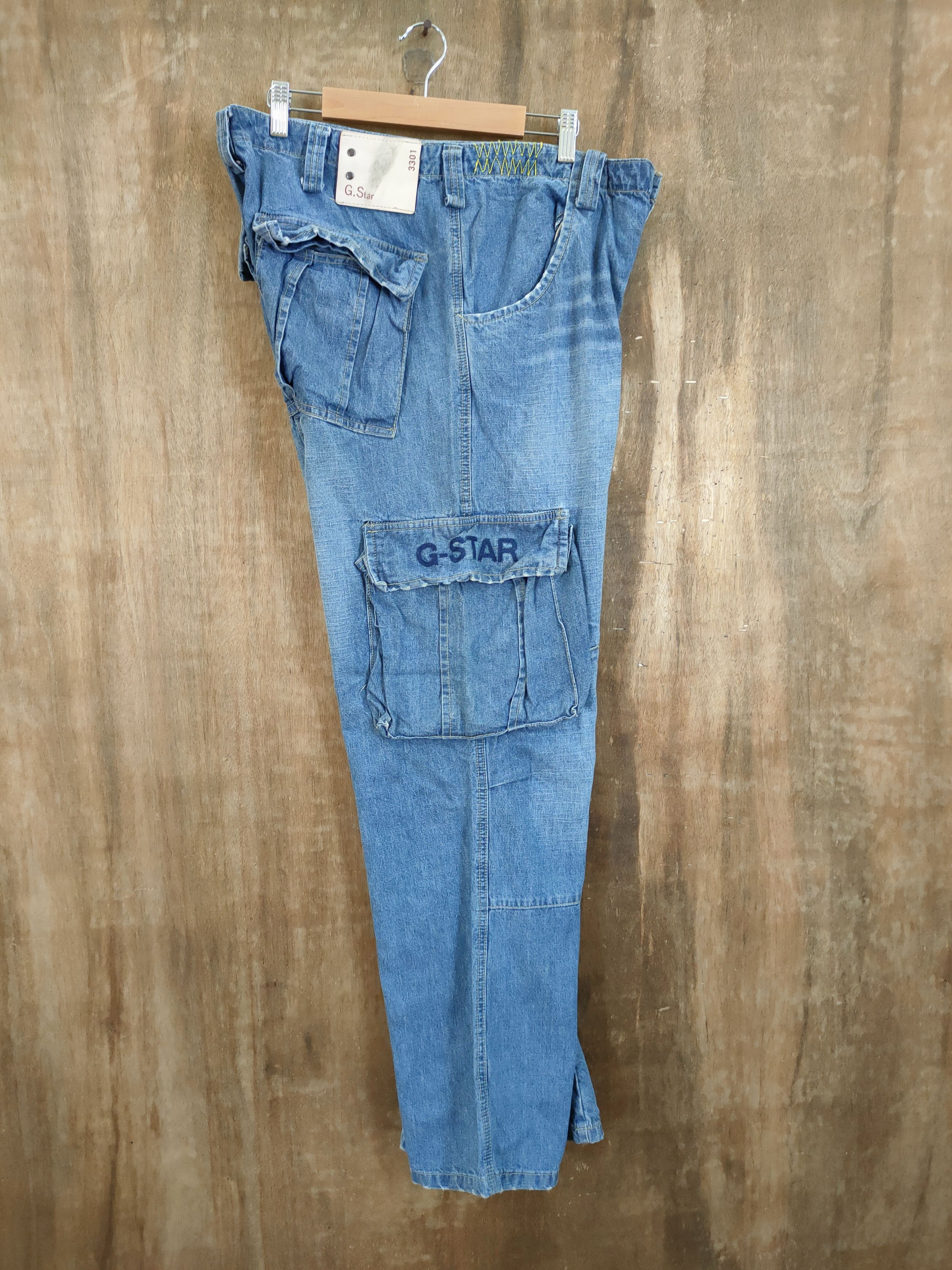 G-Star Gstar Raw multi pocket utility denim cargo pants #1321DL Size US 36 / EU 52 - 13 Thumbnail