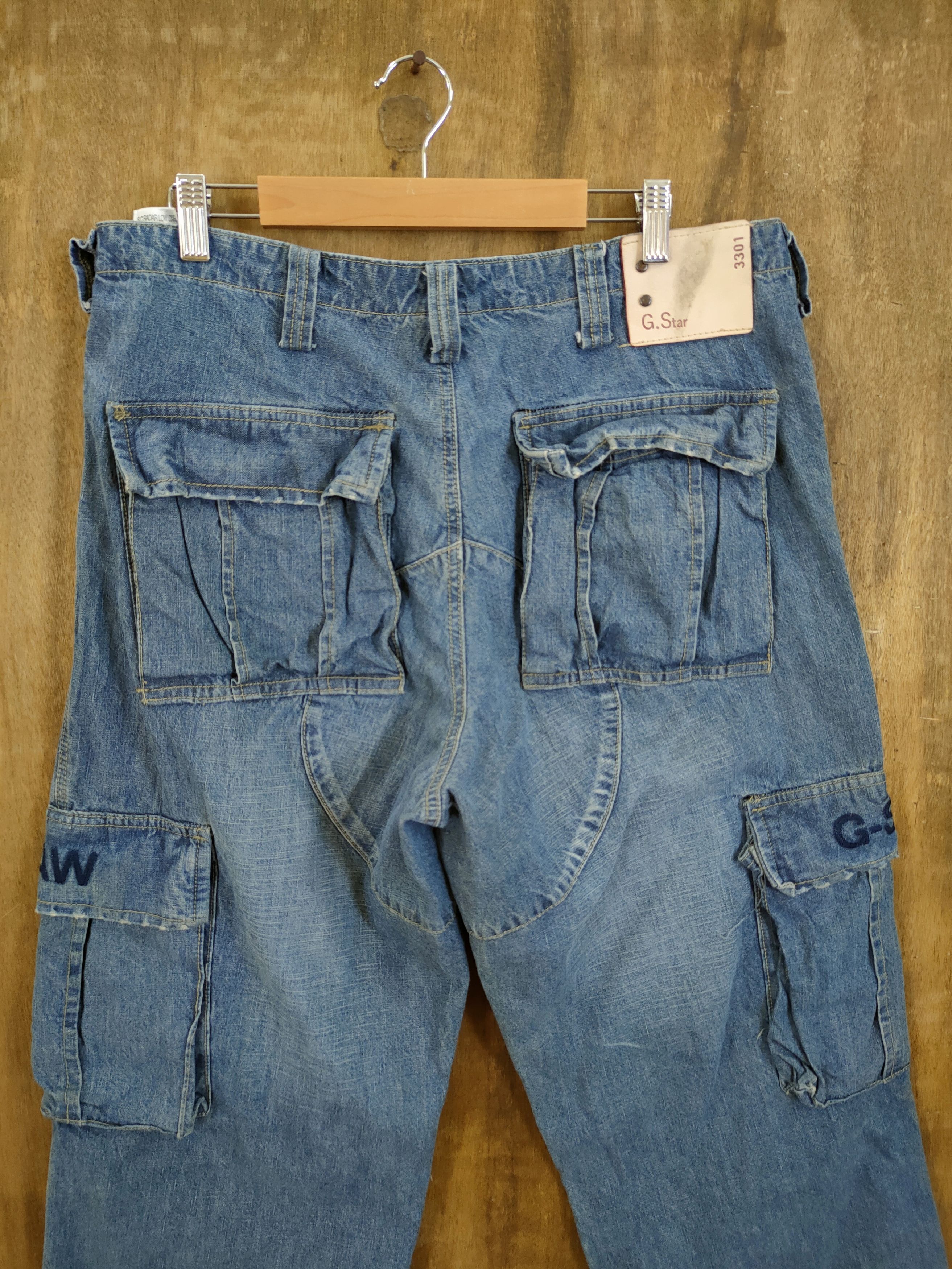 G-Star Gstar Raw multi pocket utility denim cargo pants #1321DL Size US 36 / EU 52 - 9 Thumbnail