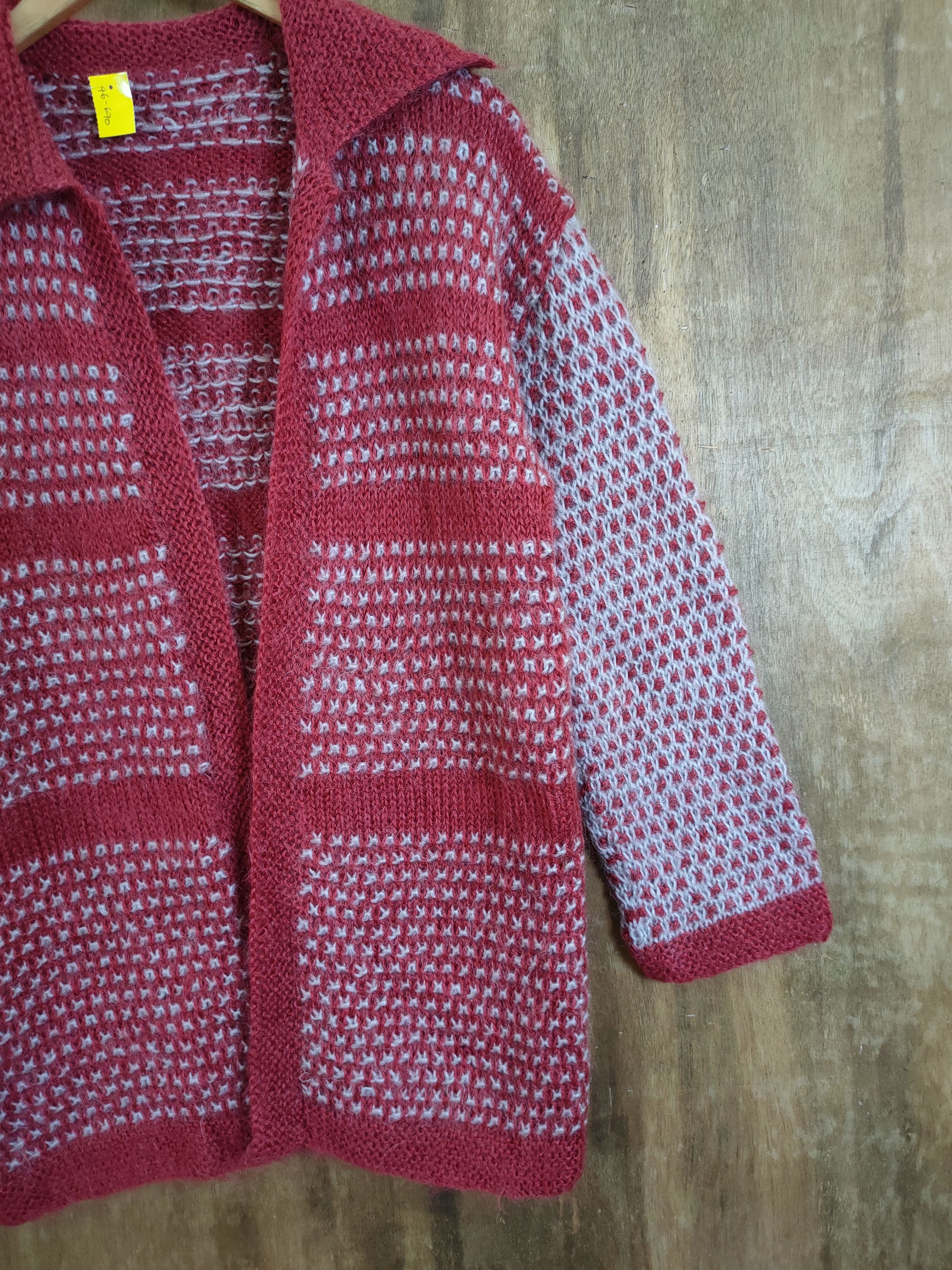 Homespun Knitwear Japan cardigan mohair shaggy streetwear winter #46-670 Size US M / EU 48-50 / 2 - 3 Thumbnail