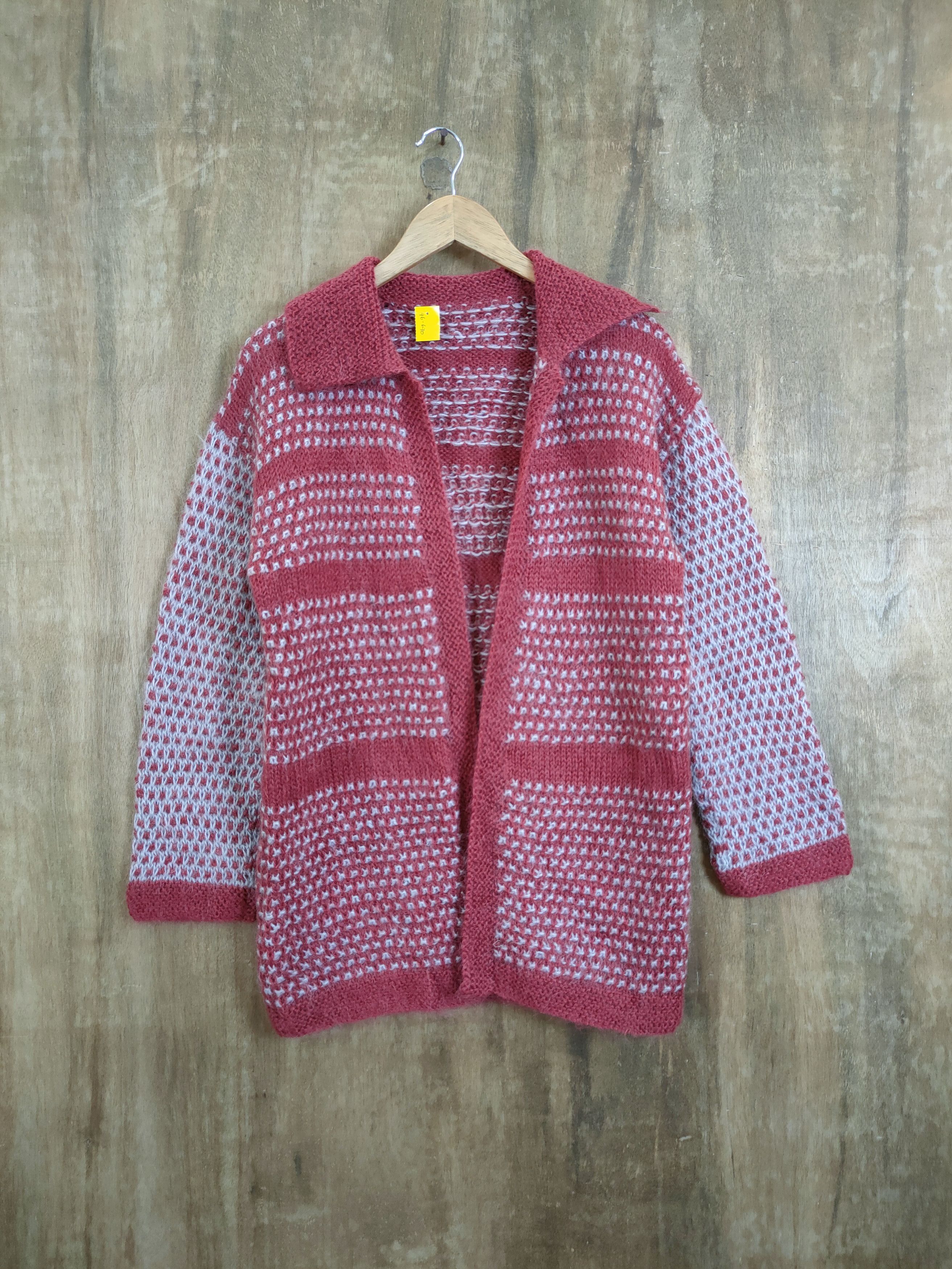 Homespun Knitwear Japan cardigan mohair shaggy streetwear winter #46-670 Size US M / EU 48-50 / 2 - 1 Thumbnail