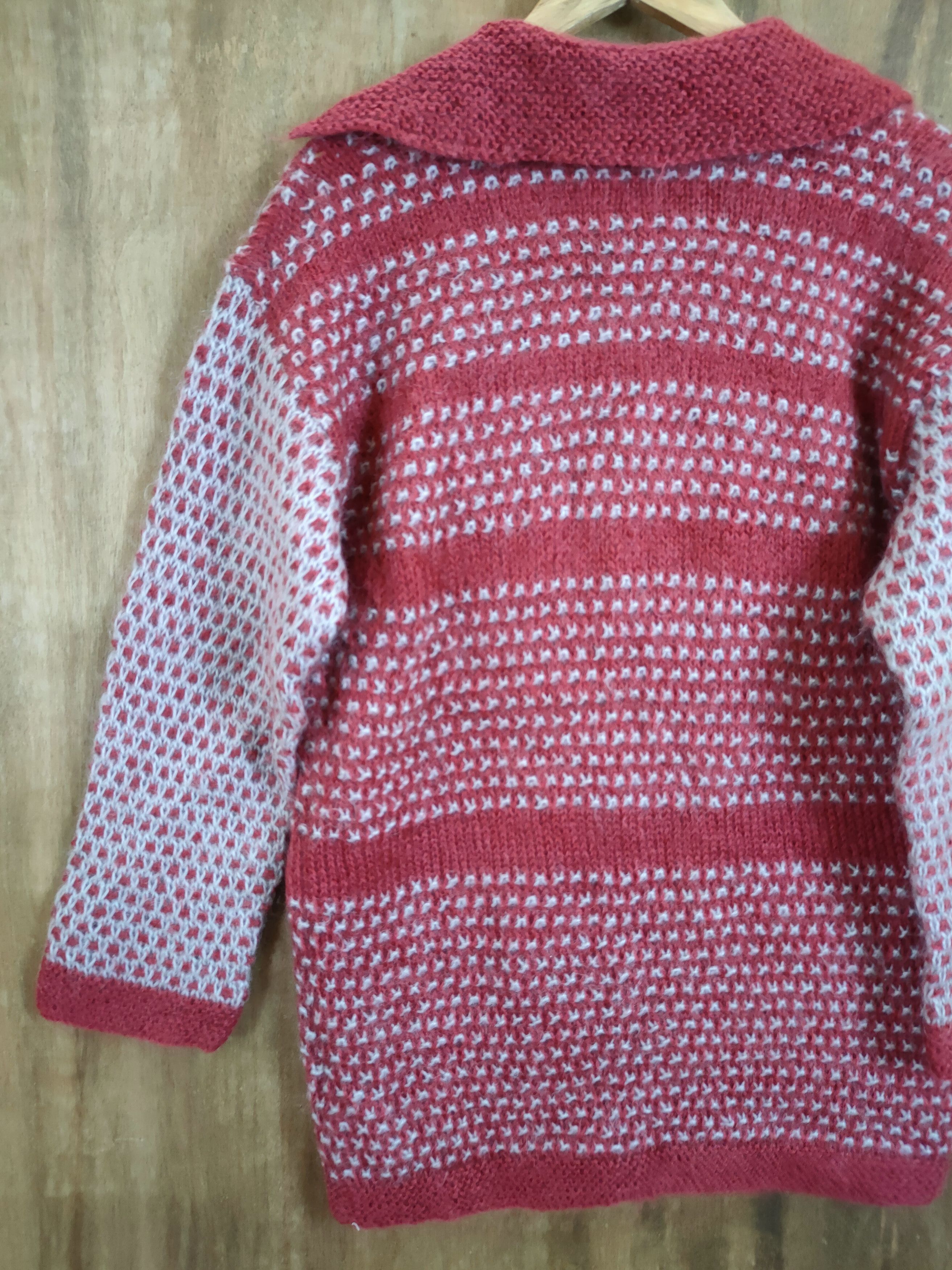Homespun Knitwear Japan cardigan mohair shaggy streetwear winter #46-670 Size US M / EU 48-50 / 2 - 8 Thumbnail