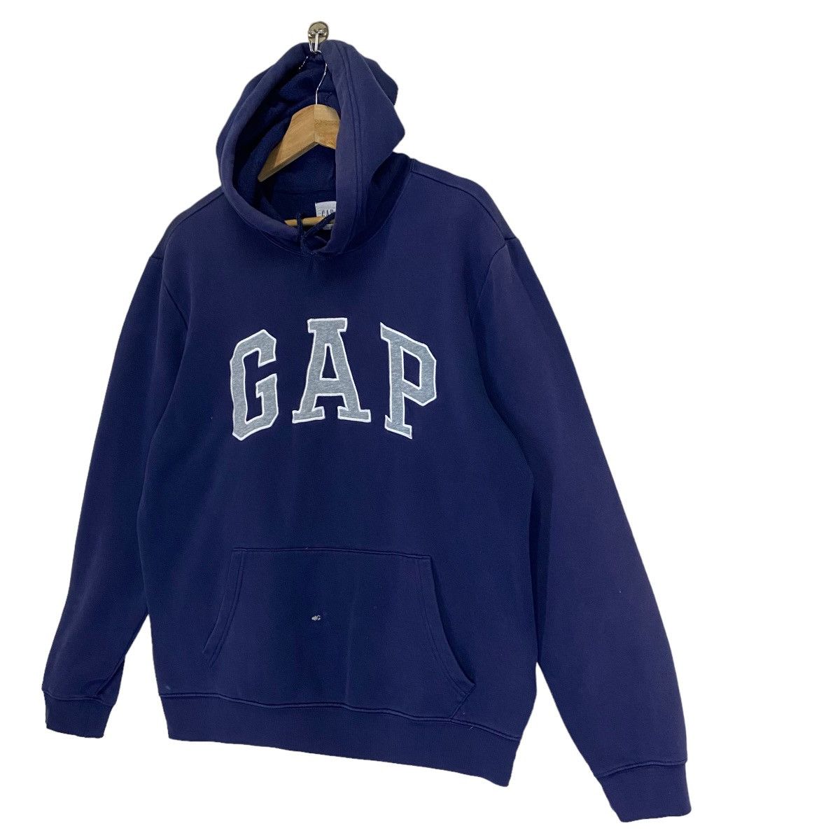 Gap × Vintage GAP Big Logo Hoodie Size L Size US L / EU 52-54 / 3 - 3 Thumbnail