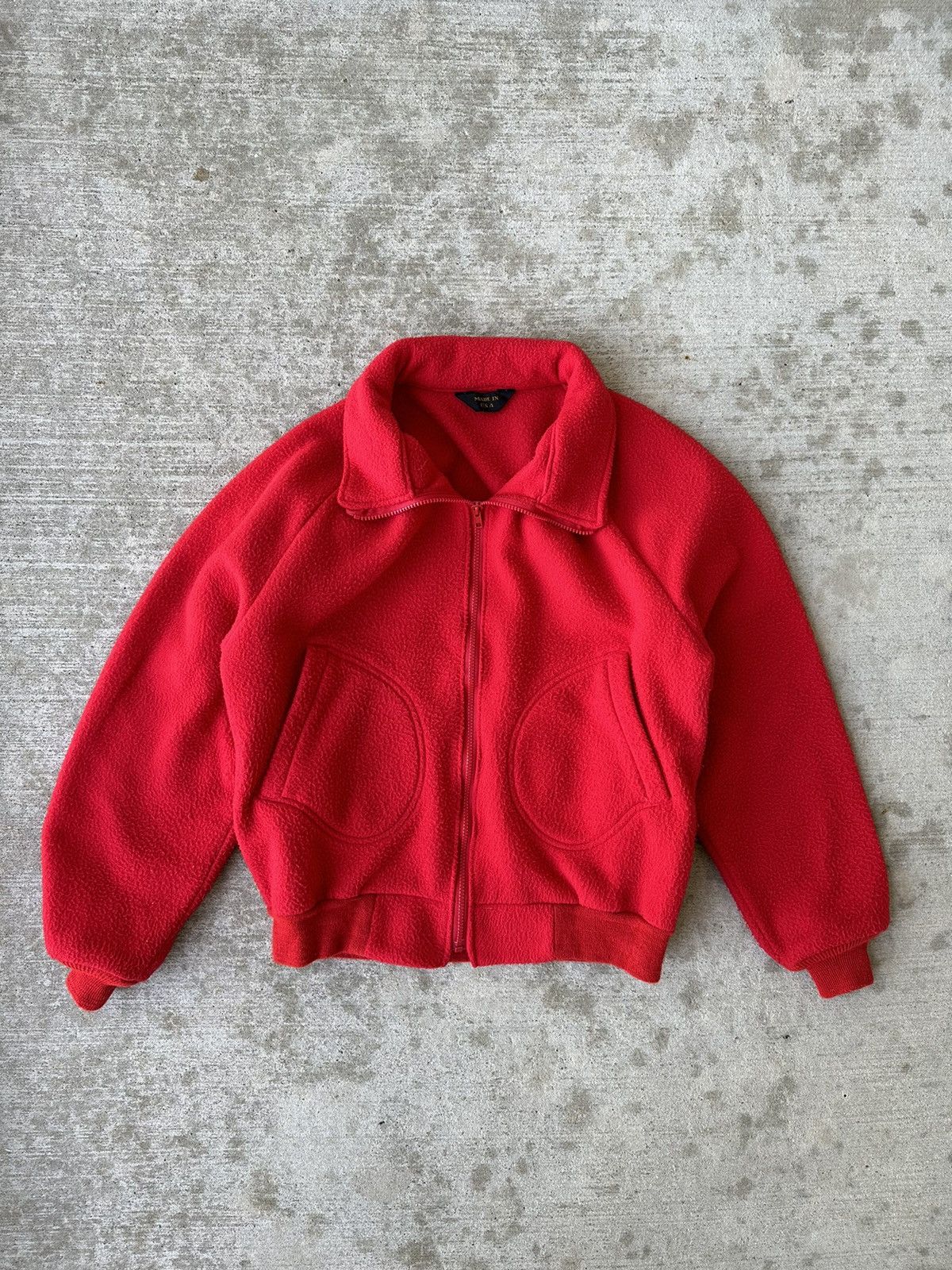 Vintage Vintage 80s Sherpa Blank Zip Up Jacket Size US M / EU 48-50 / 2 - 1 Thumbnail