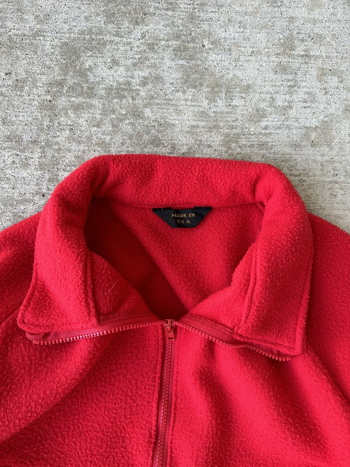Vintage Vintage 80s Sherpa Blank Zip Up Jacket Size US M / EU 48-50 / 2 - 2 Thumbnail