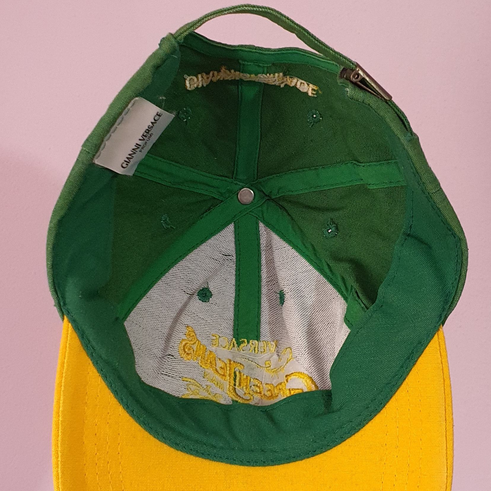 Versace Gianni Versace Vintage Green Jeans Hat Size ONE SIZE - 4 Thumbnail