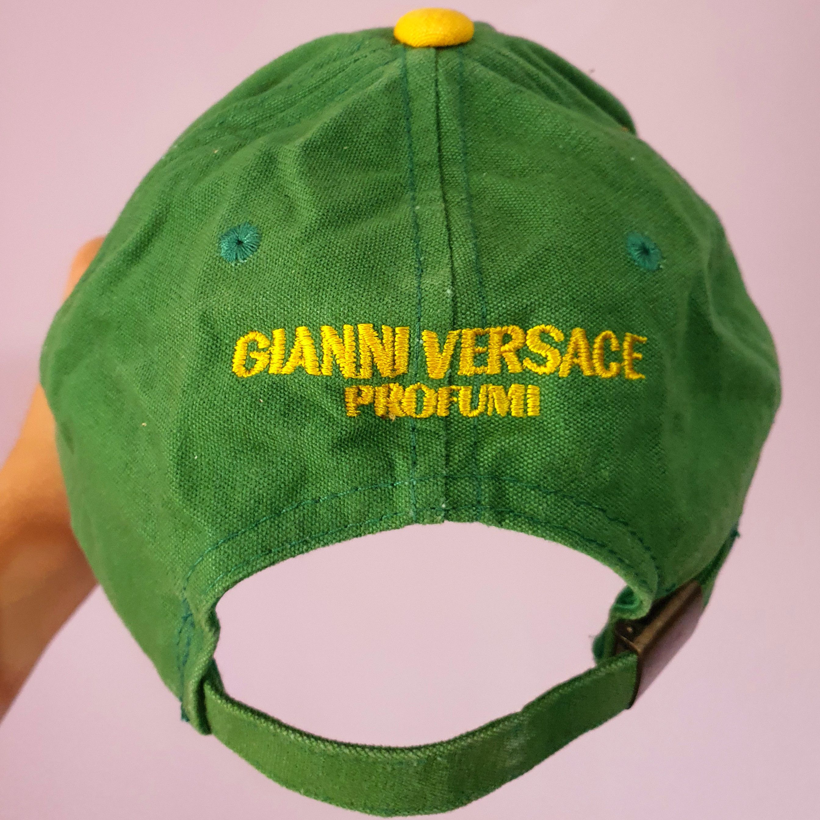 Versace Gianni Versace Vintage Green Jeans Hat Size ONE SIZE - 3 Thumbnail